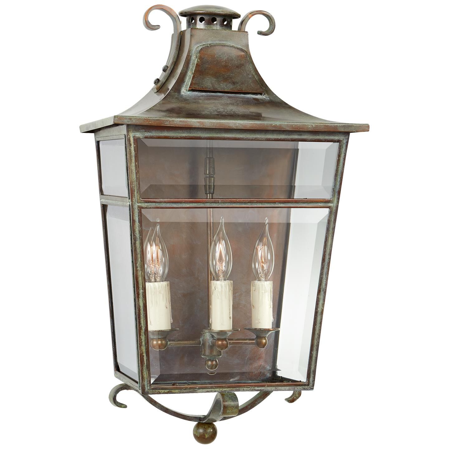 Ralph Lauren Carrington 24 Inch Tall 3 Light Outdoor Wall Light by Ralph Lauren