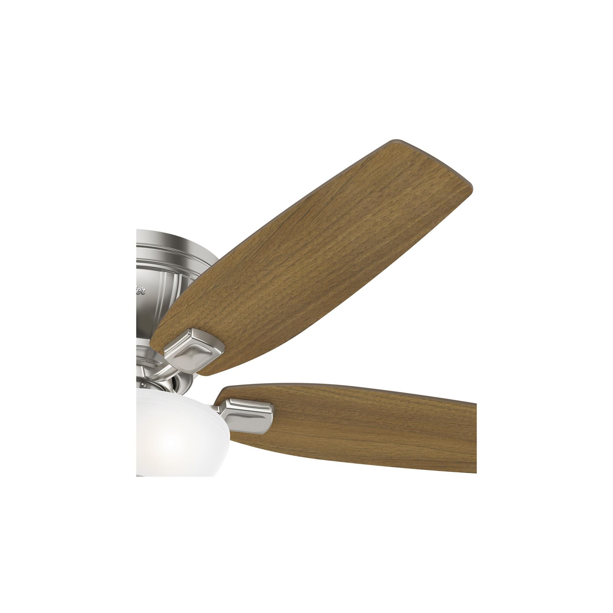 Kenbridge 52 Inch Flush Mount Fan with Light Kit by Hunter Fan