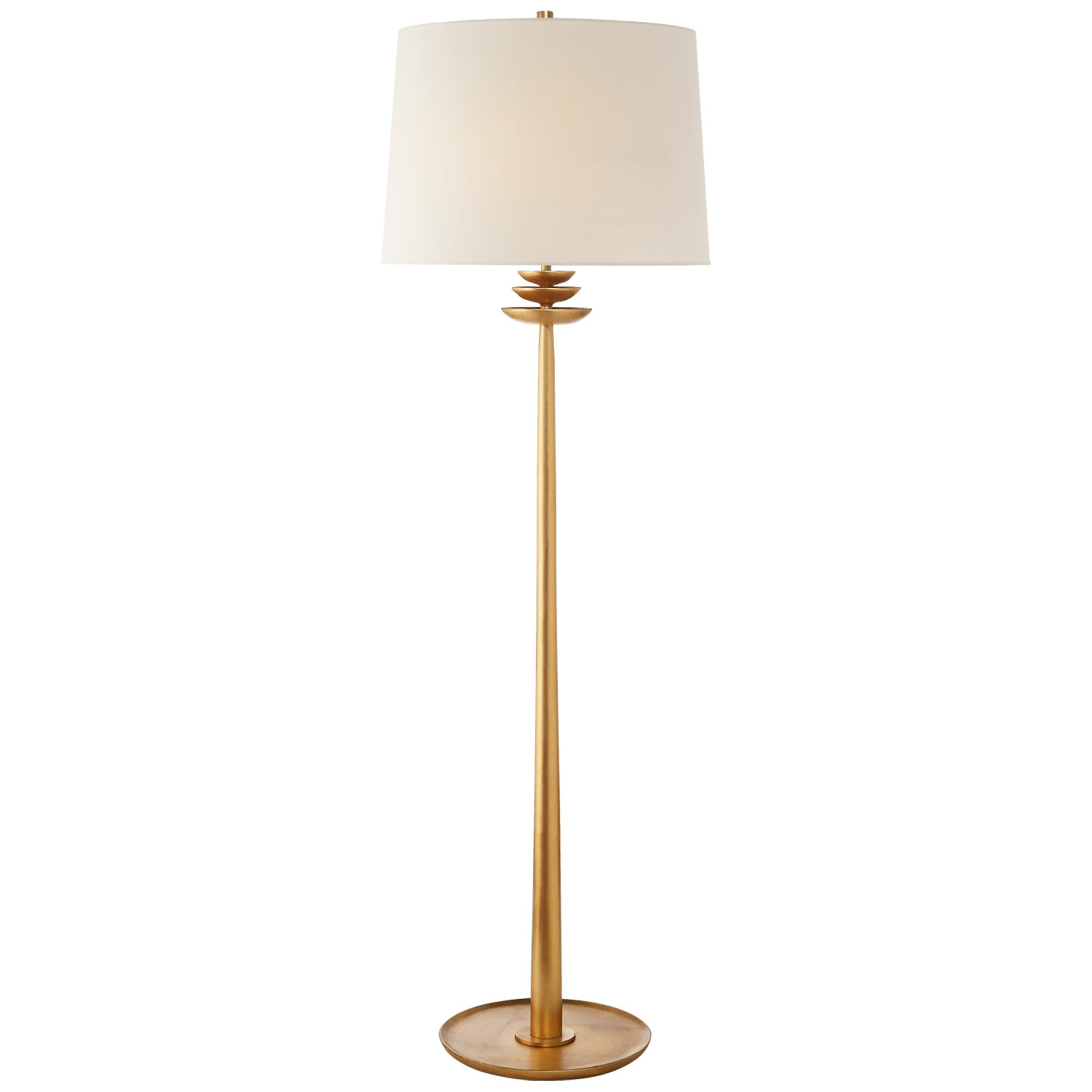 Shown in Gild finish and Linen shade
