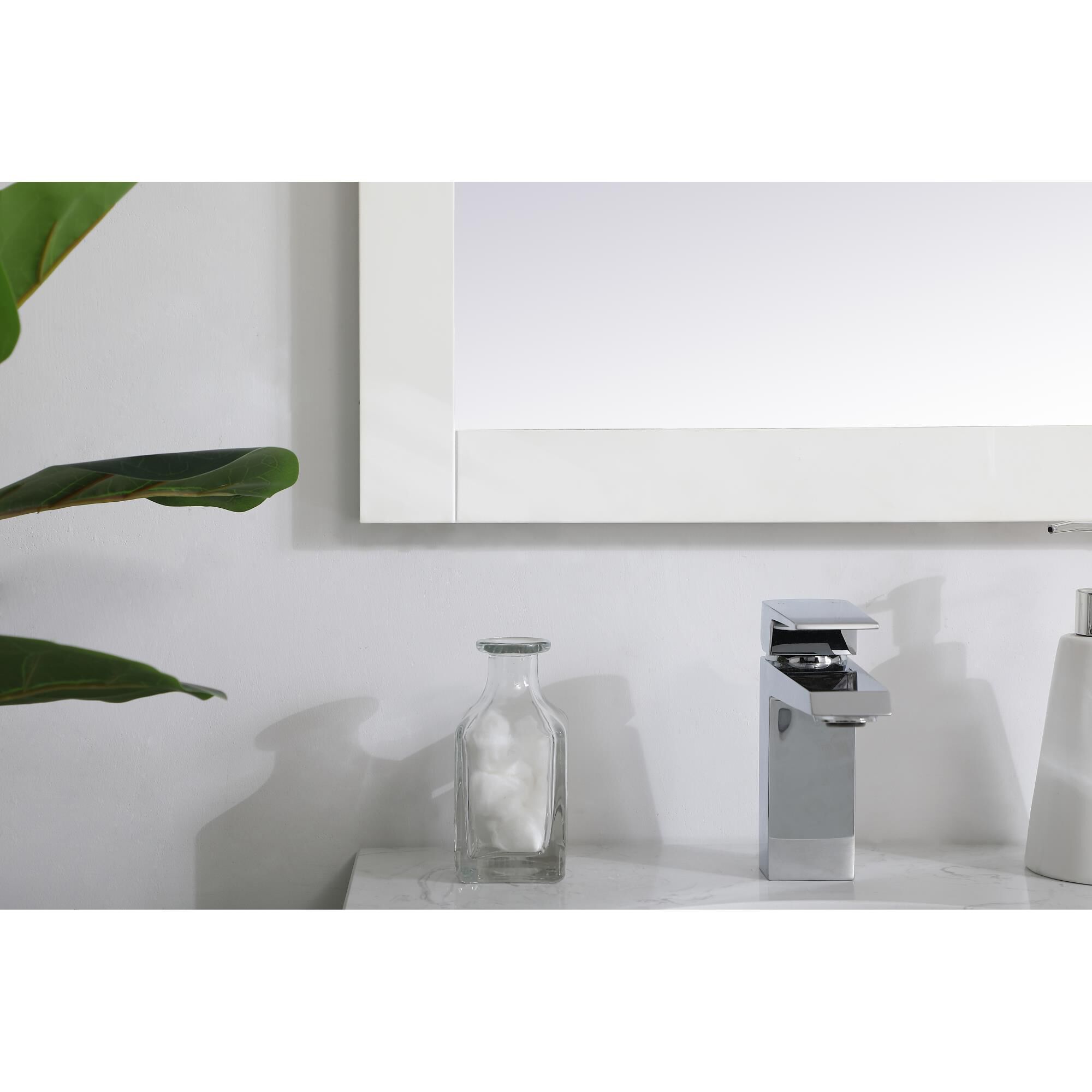 Shown in White finish