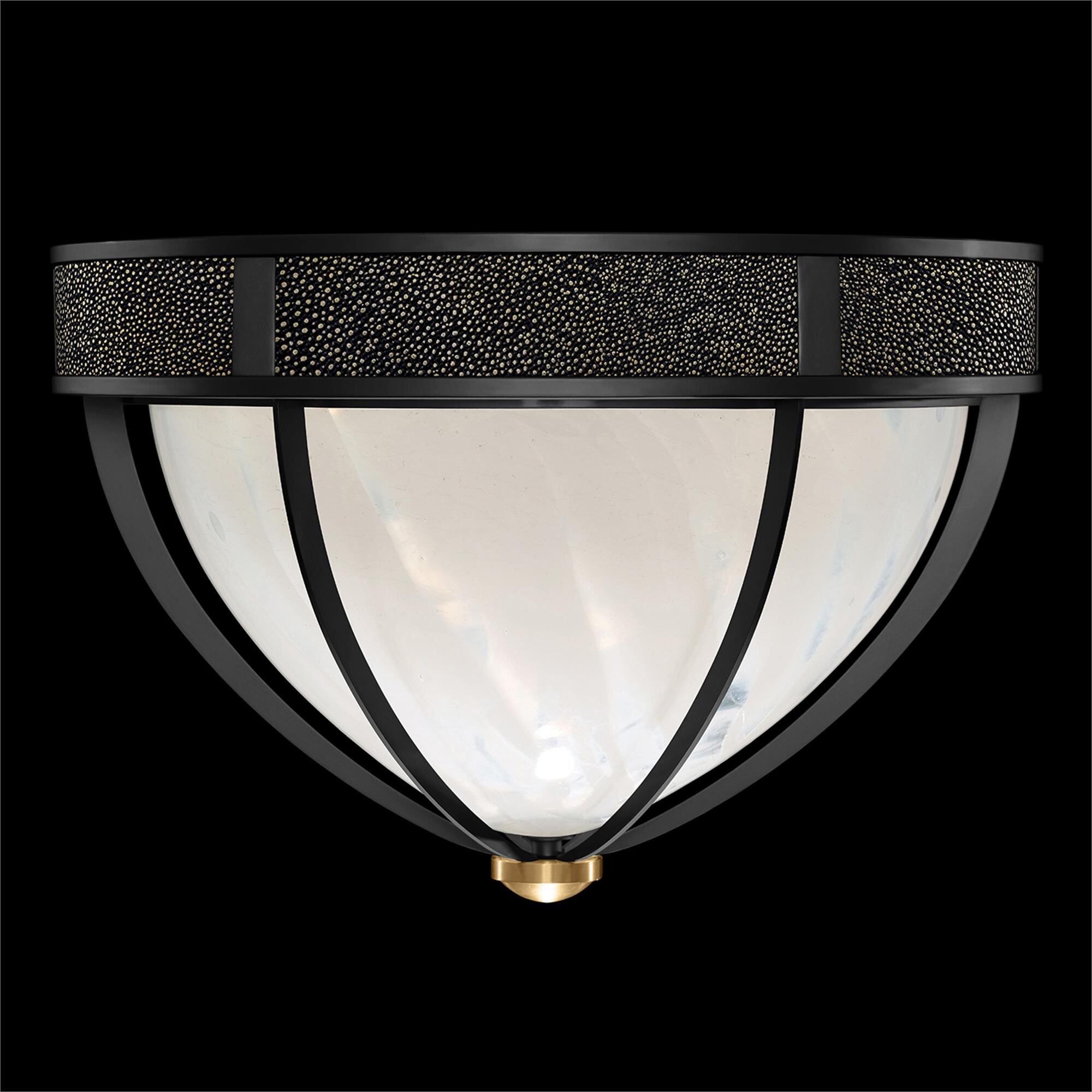 Shown in Black Iron and Brass  finish and Black Knight accent