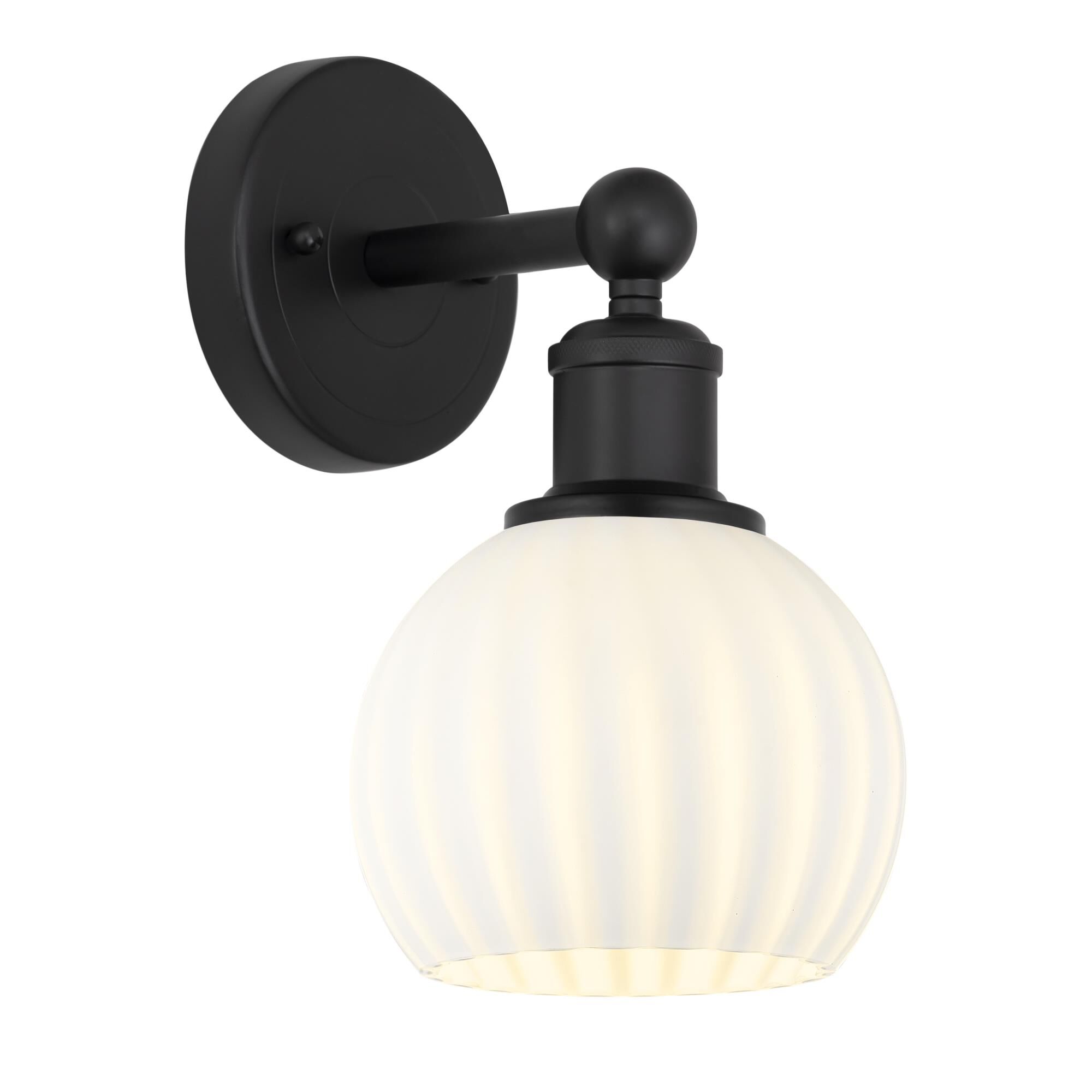 Bruno Marashlian White Venetian 6 Inch Wall Sconce by Innovations Lighting