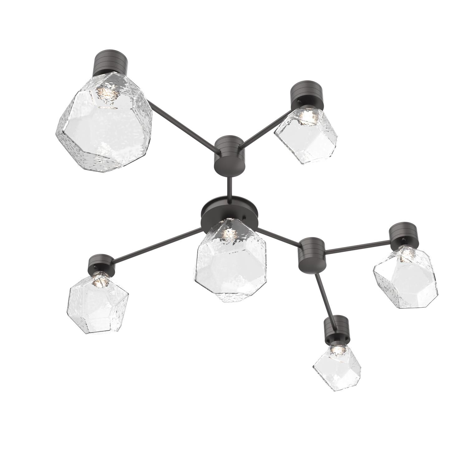 Levi Wilson Gem 38 Inch Semi Flush Mount by Hammerton Studio