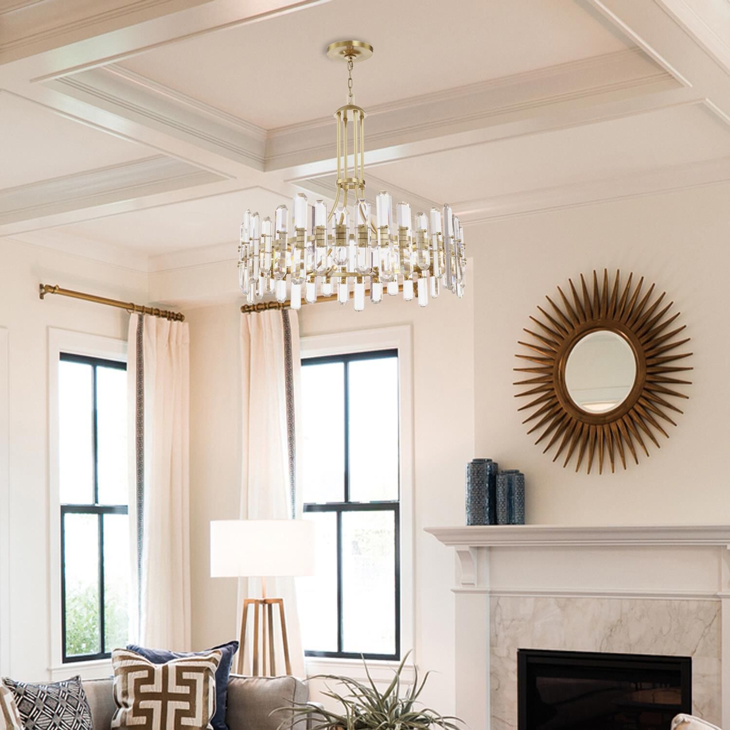 Bolton 31 Inch 12 Light Chandelier by Crystorama