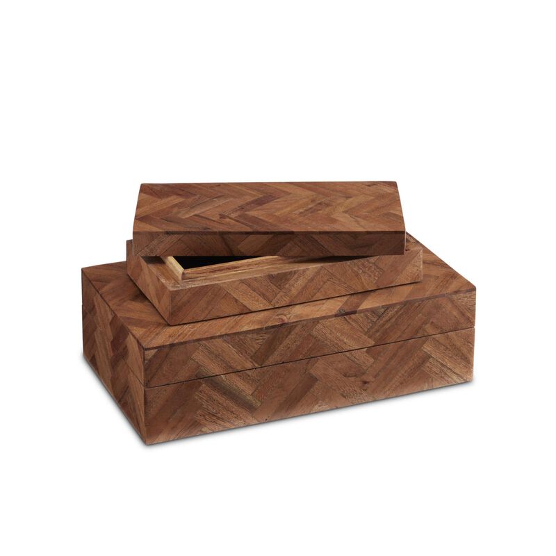 Alfeo Box Set of 2 Accent Box by Currey and Company