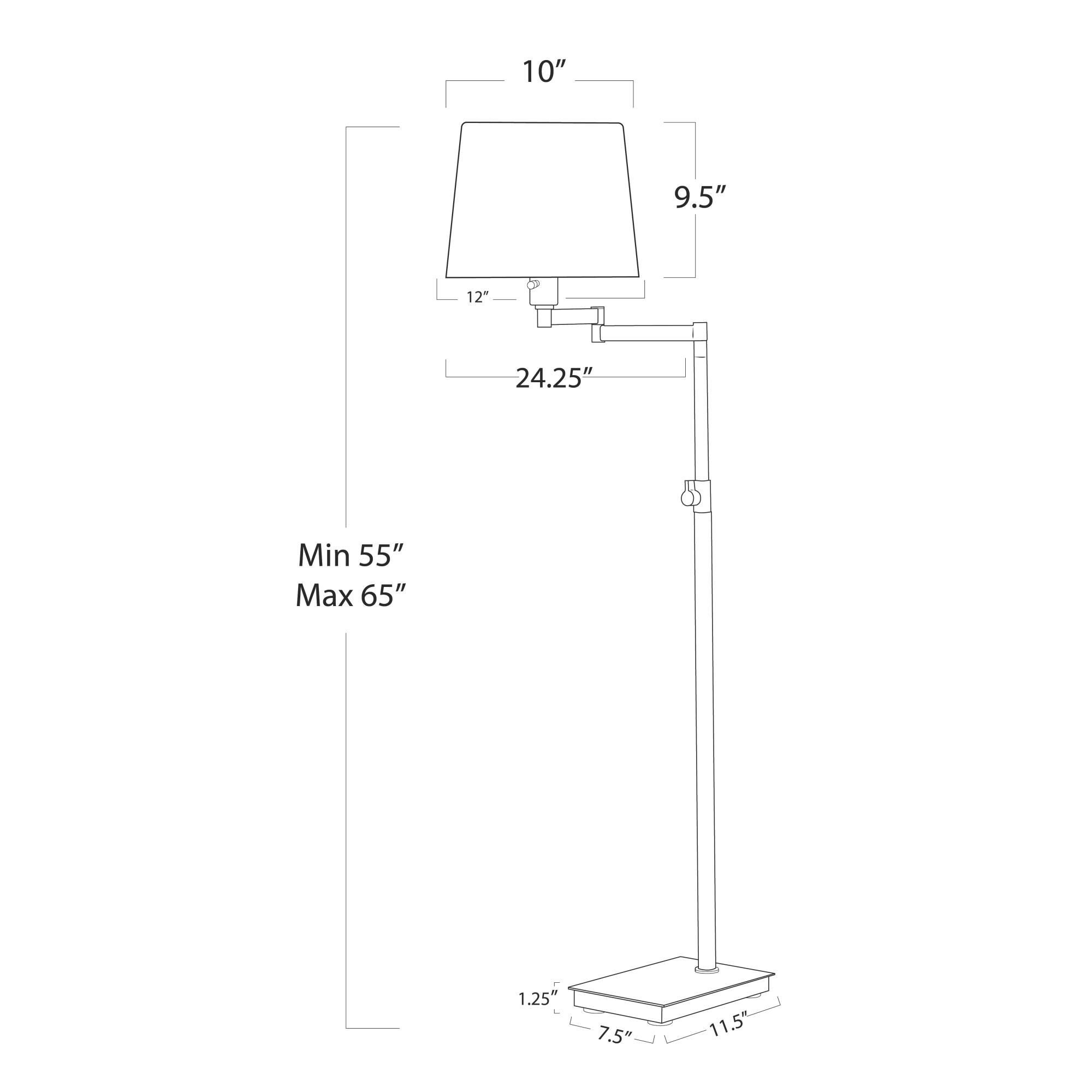 Virtue 65 Inch Floor Lamp by Regina Andrew