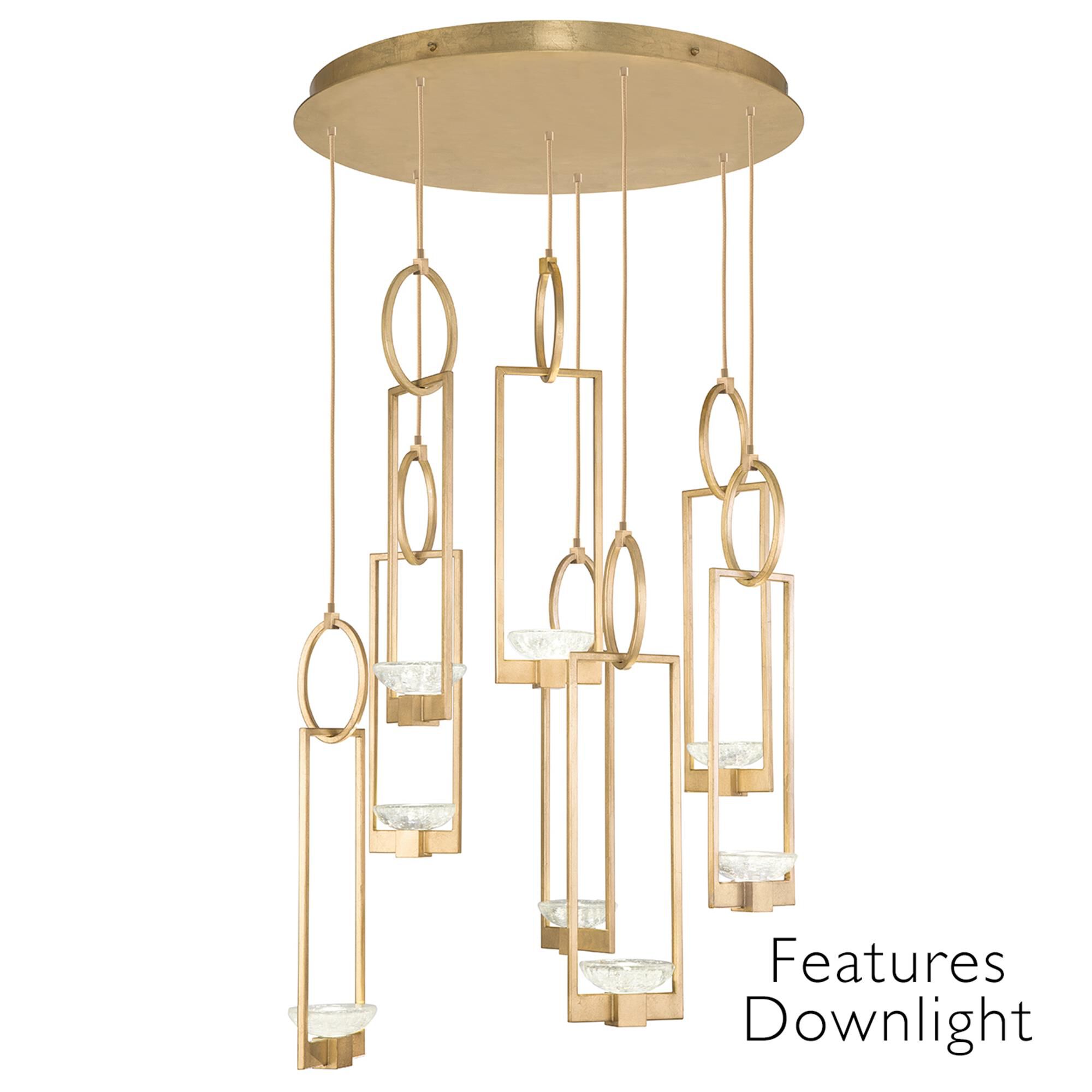 Alex Woogmaster Delphi 34 Inch 16 Light Multi Light Pendant,