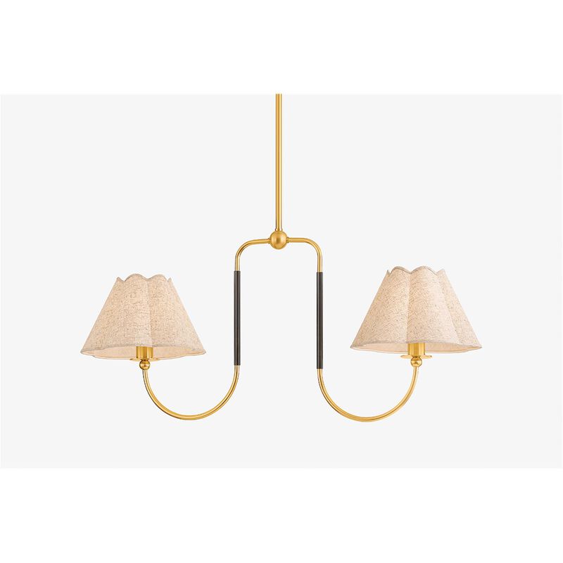 Mandy Cheng Janie Medium Linear Chandelier by Mitzi