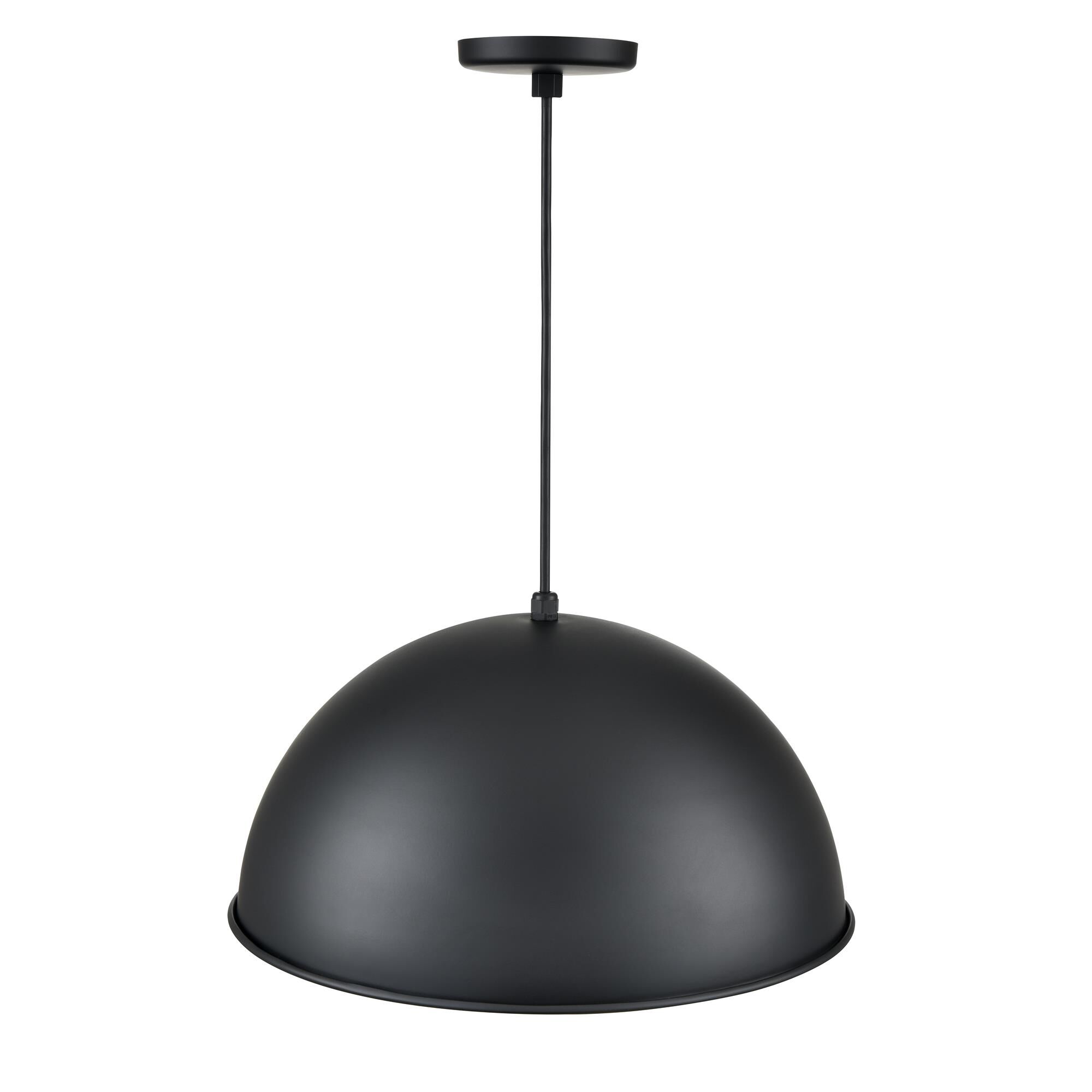 Shown in Satin Black finish and Black shade