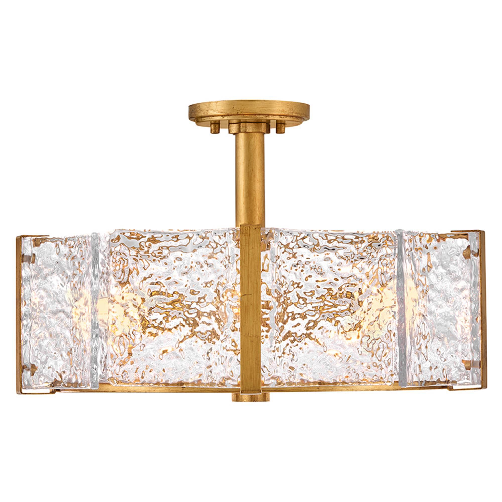 Florian 20 Inch 5 Light Semi Flush Mount,