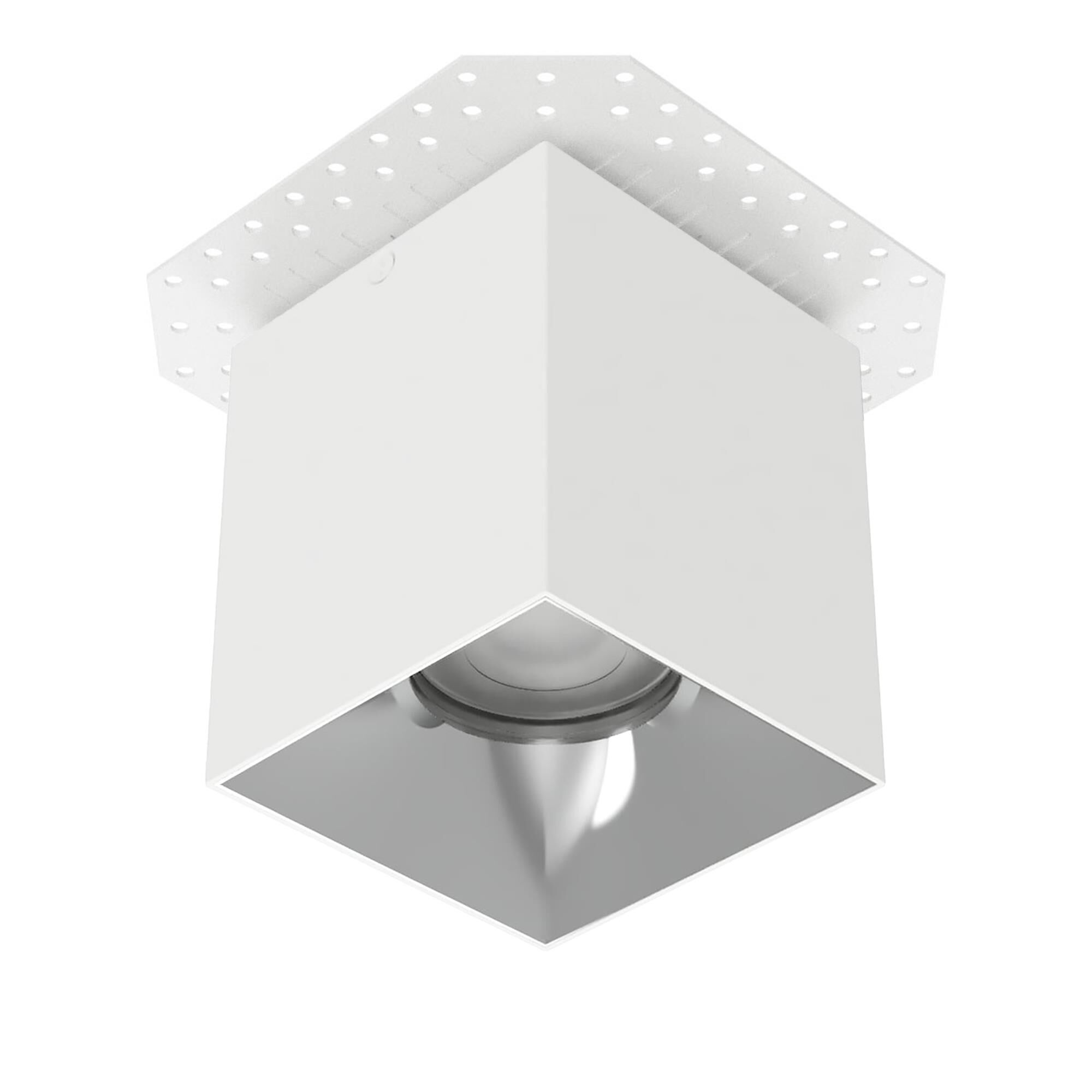 Shown in White and Chrome finish