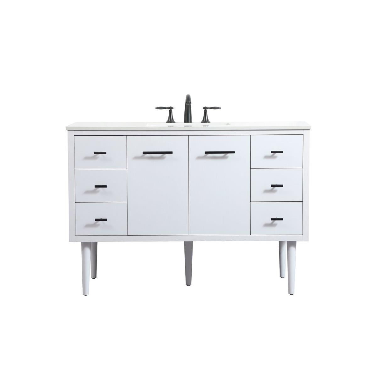 Shown in White finish