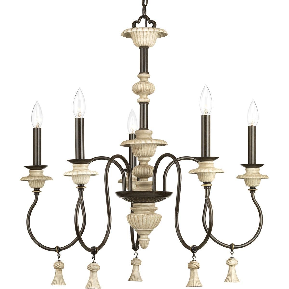 Bergamo 26 Inch 5 Light Chandelier by Progress Lighting