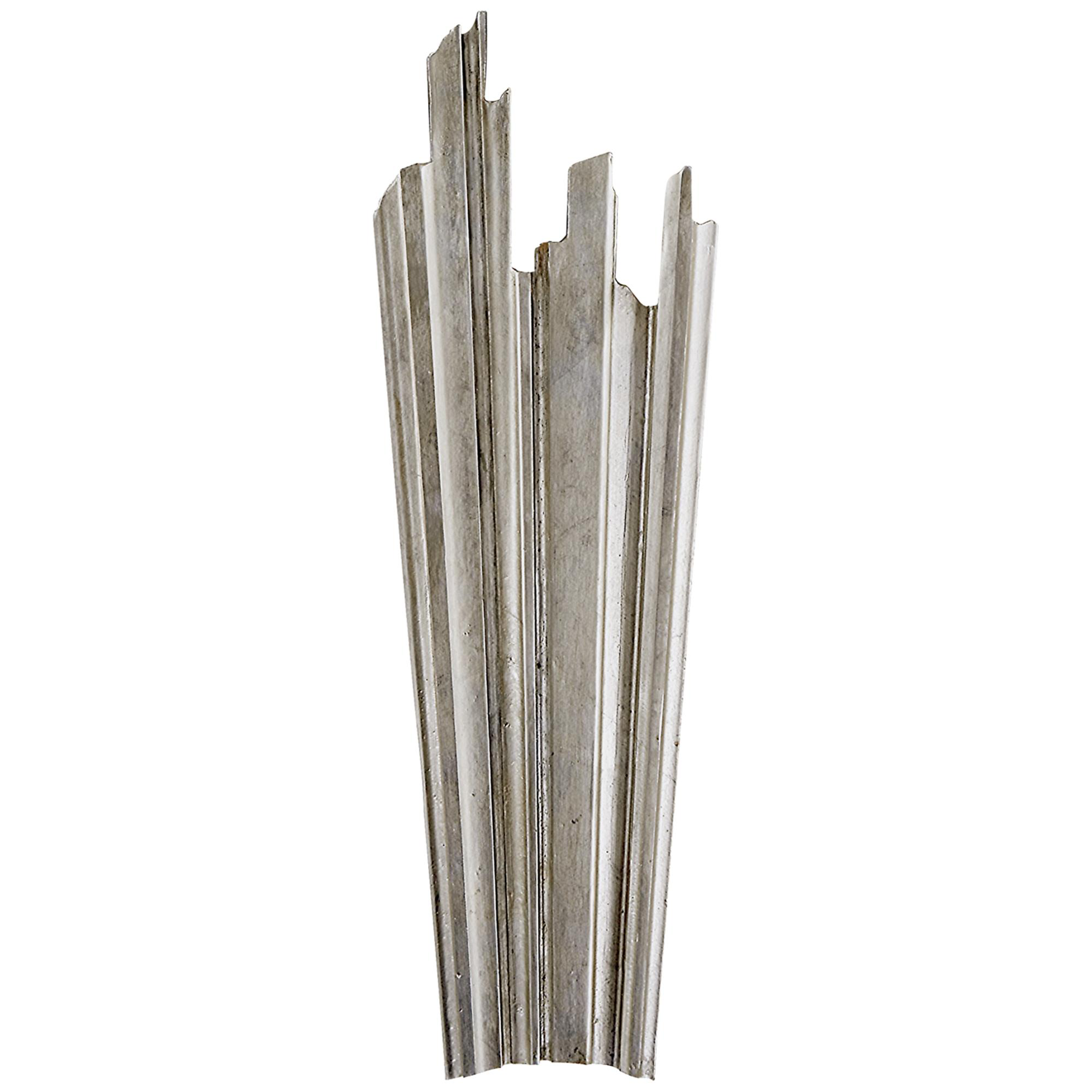 Shown in Burnished Silver Leaf finish and No Glass  glass and NO Shade  shade