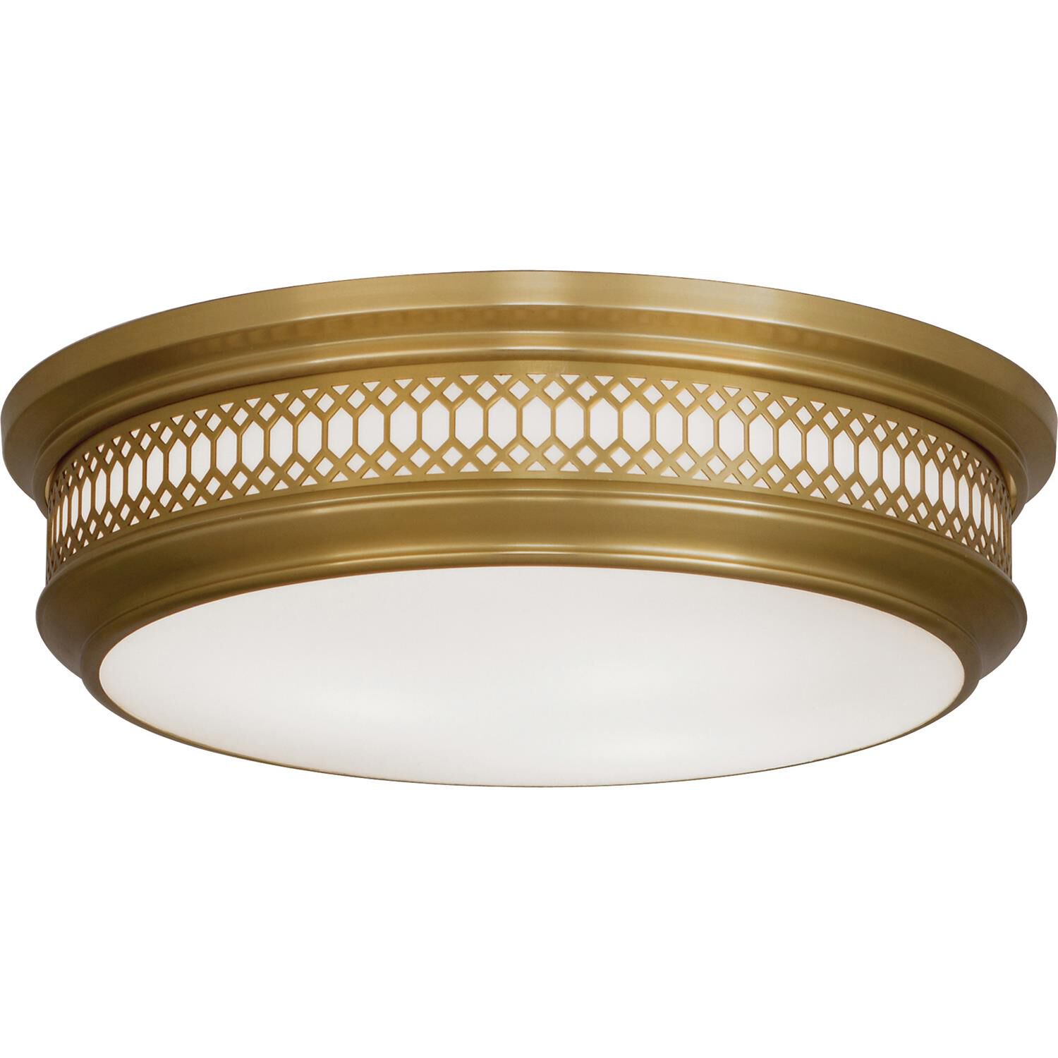 Williamsburg Williamsburg Tucker 16 Inch 3 Light Flush Mount by Robert Abbey