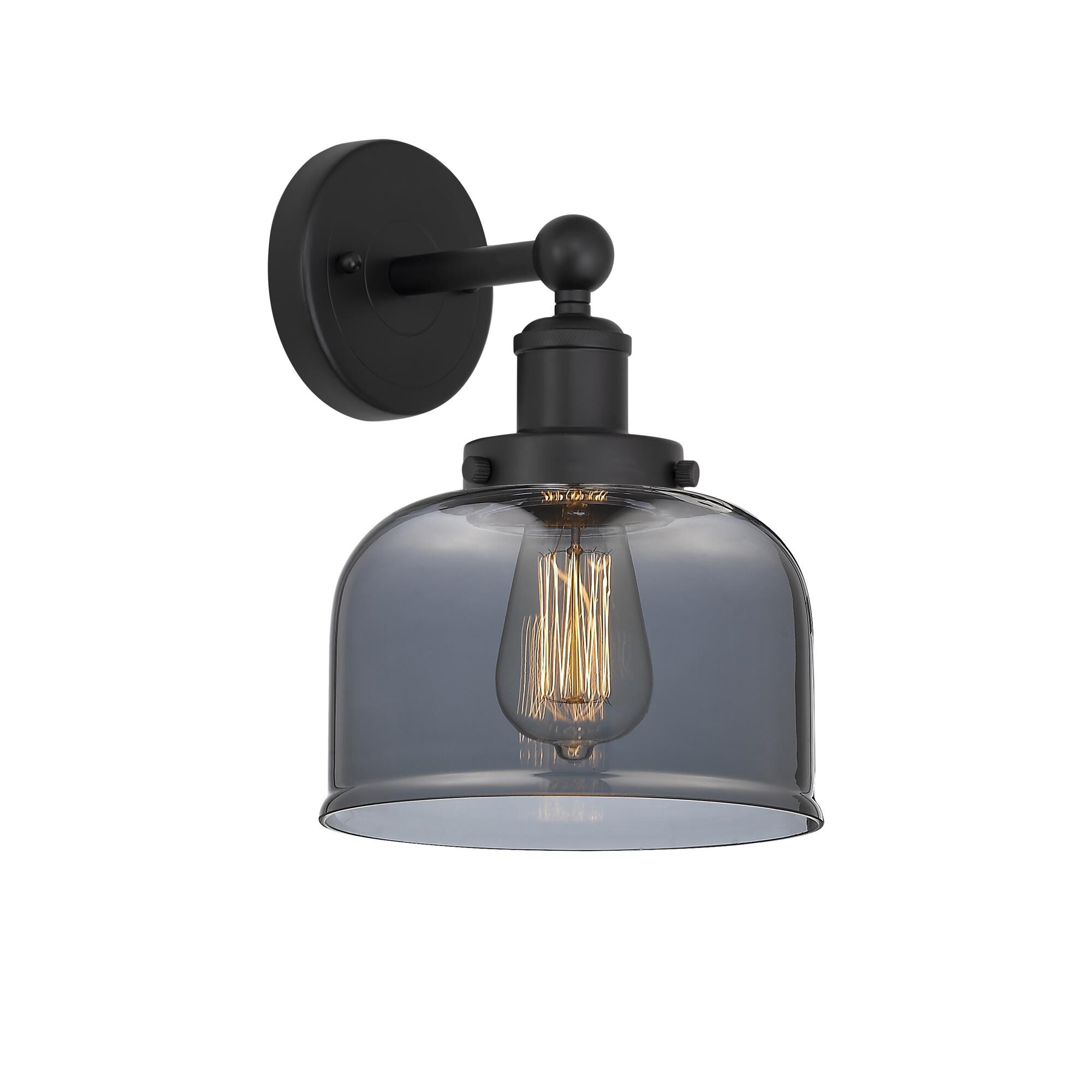 Shown in Matte Black, Plated Smoke finish and Plated Smoke glass and Plated Smoke Glass shade