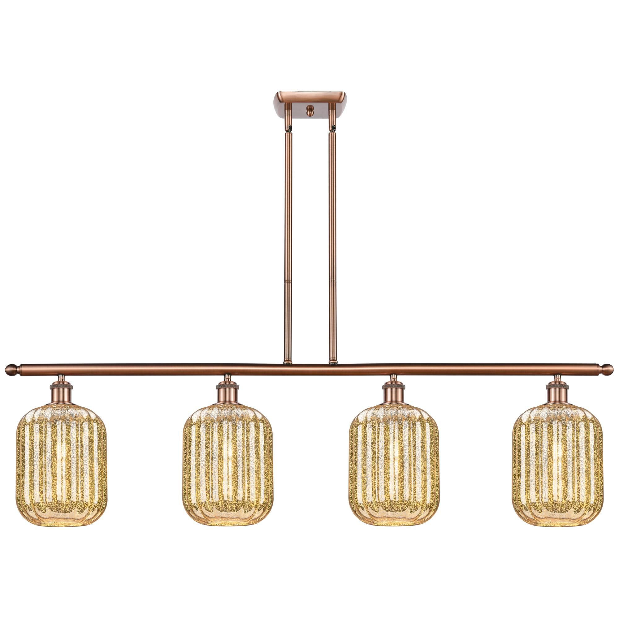 Shown in Antique Copper finish and Mercury glass