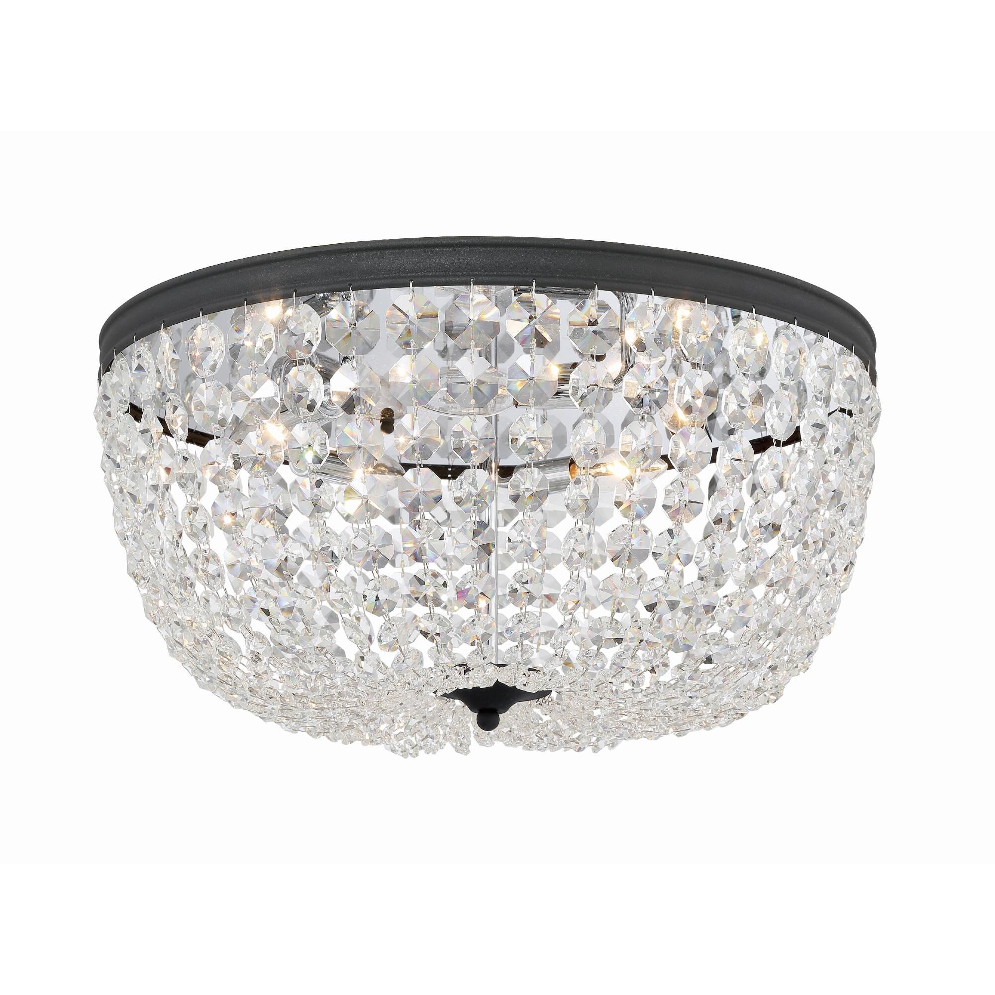 Nola 20 Inch 5 Light Flush Mount by Crystorama