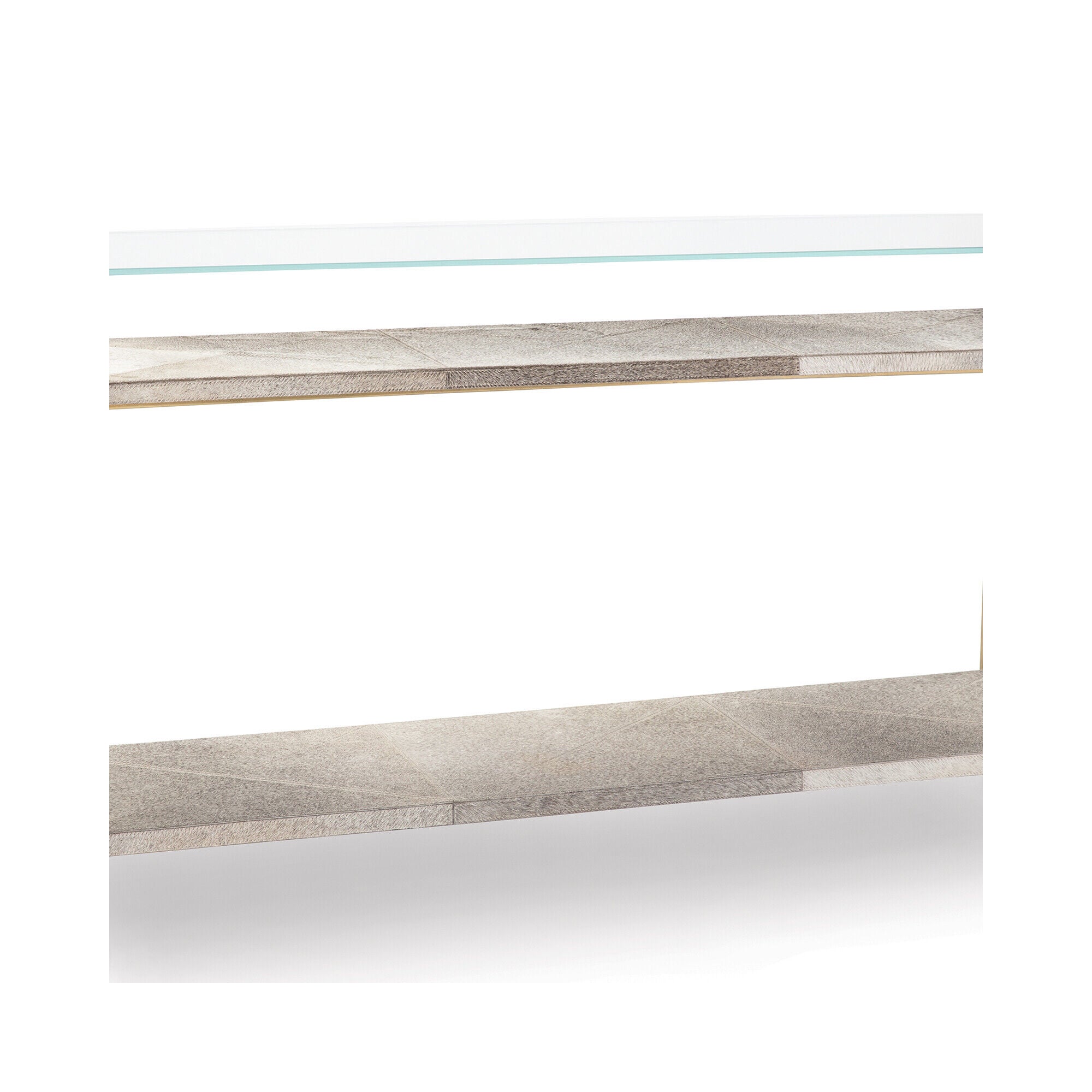 Shown in Brass finish and - None - shade