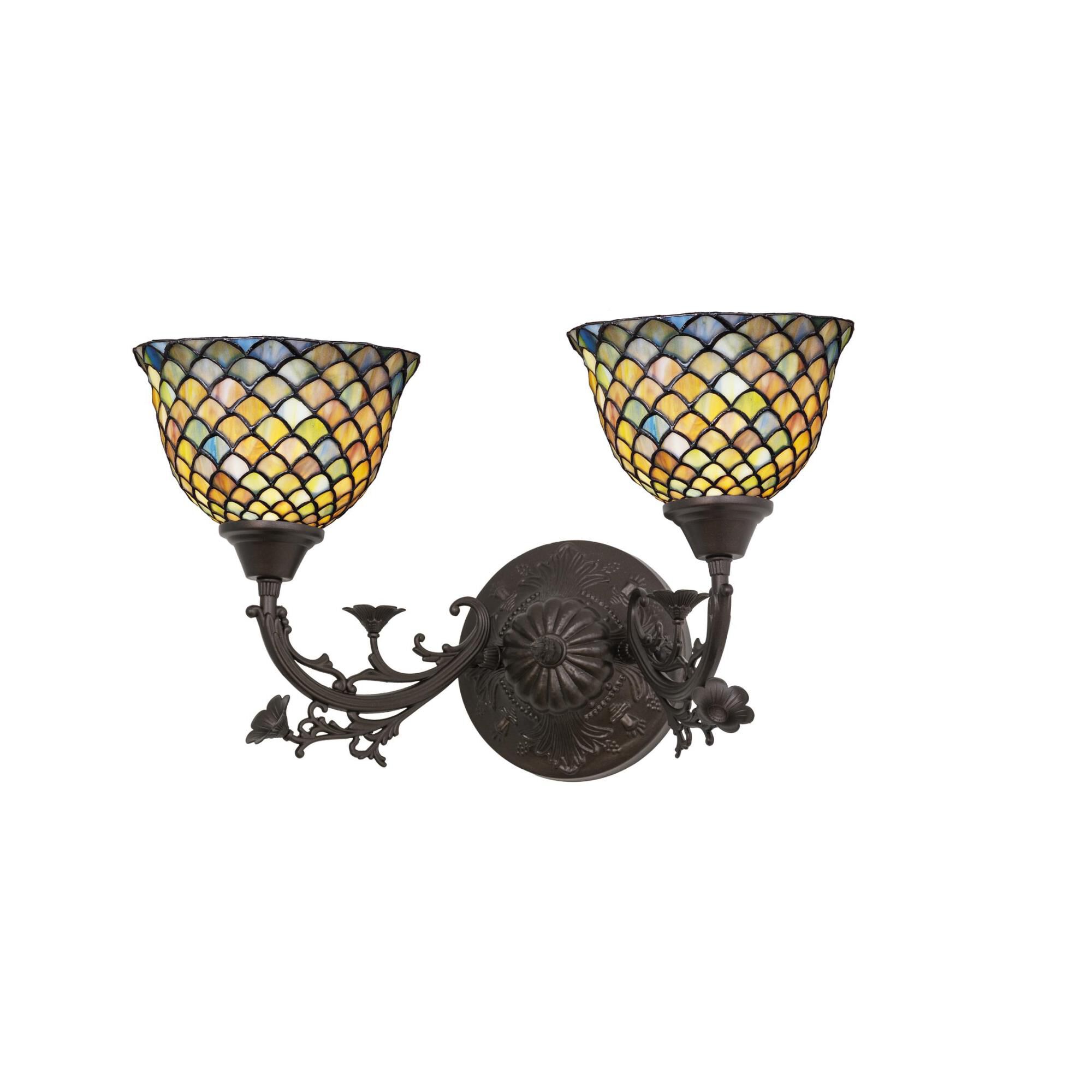 Tiffany Fishscale 21 Inch Wall Sconce by Meyda Lighting