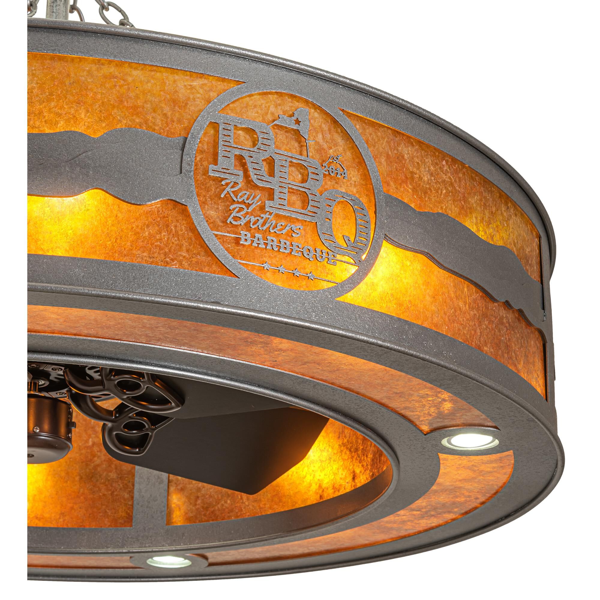 Personalized 44 Inch Chandelier Ceiling Fan by Meyda Lighting