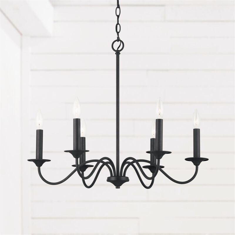 Vincent 26 Inch 6 Light Chandelier by Capital Lighting Fixture Company