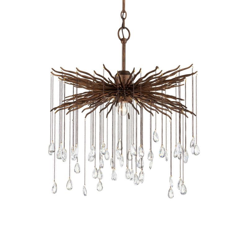 Fen Small Chandelier by Currey & Company