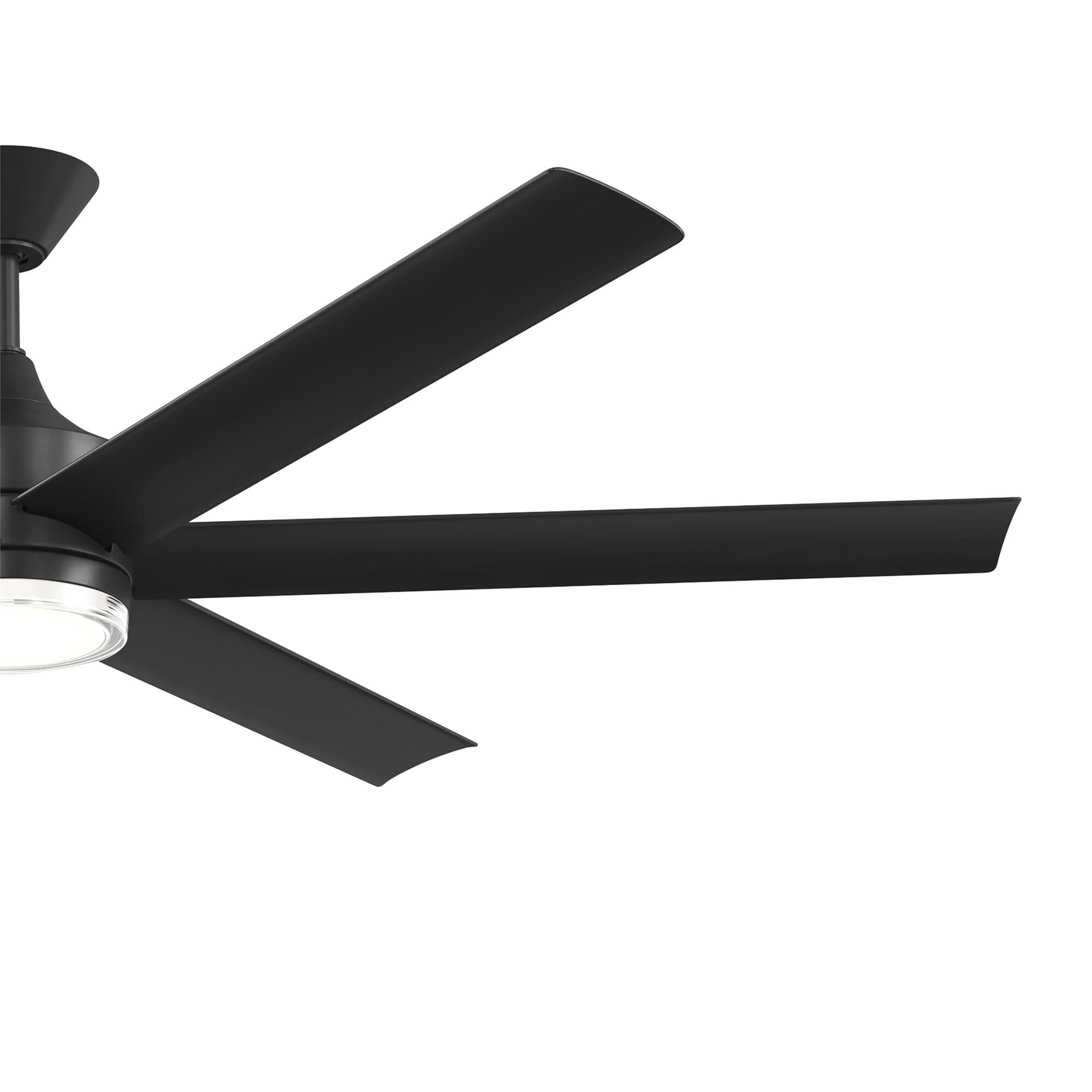 Shown in Matte Black finish and Clear Polycarbonate with Inside Frosted Acrylic glass