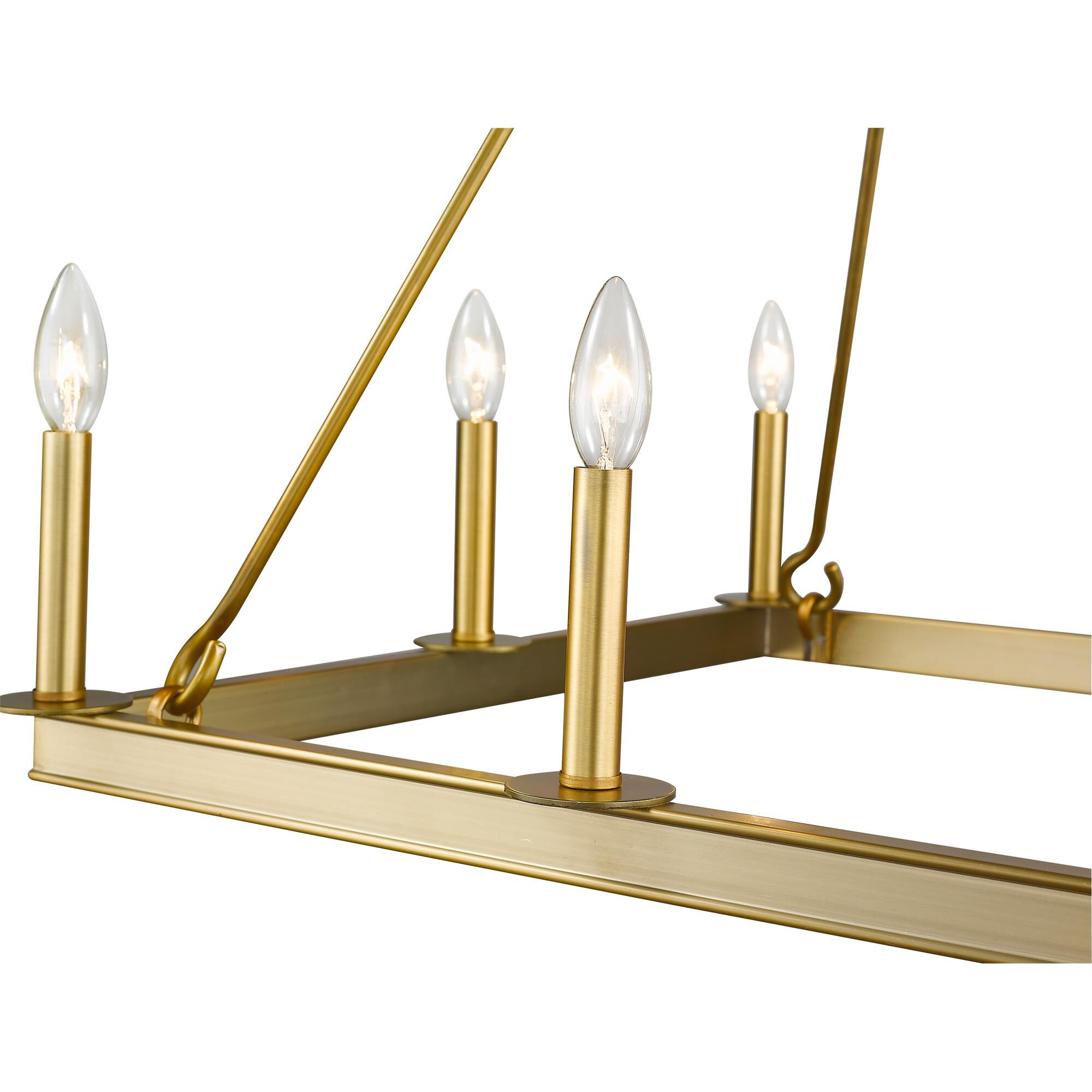 Shown in Olde Brass finish and --- glass and --- shade
