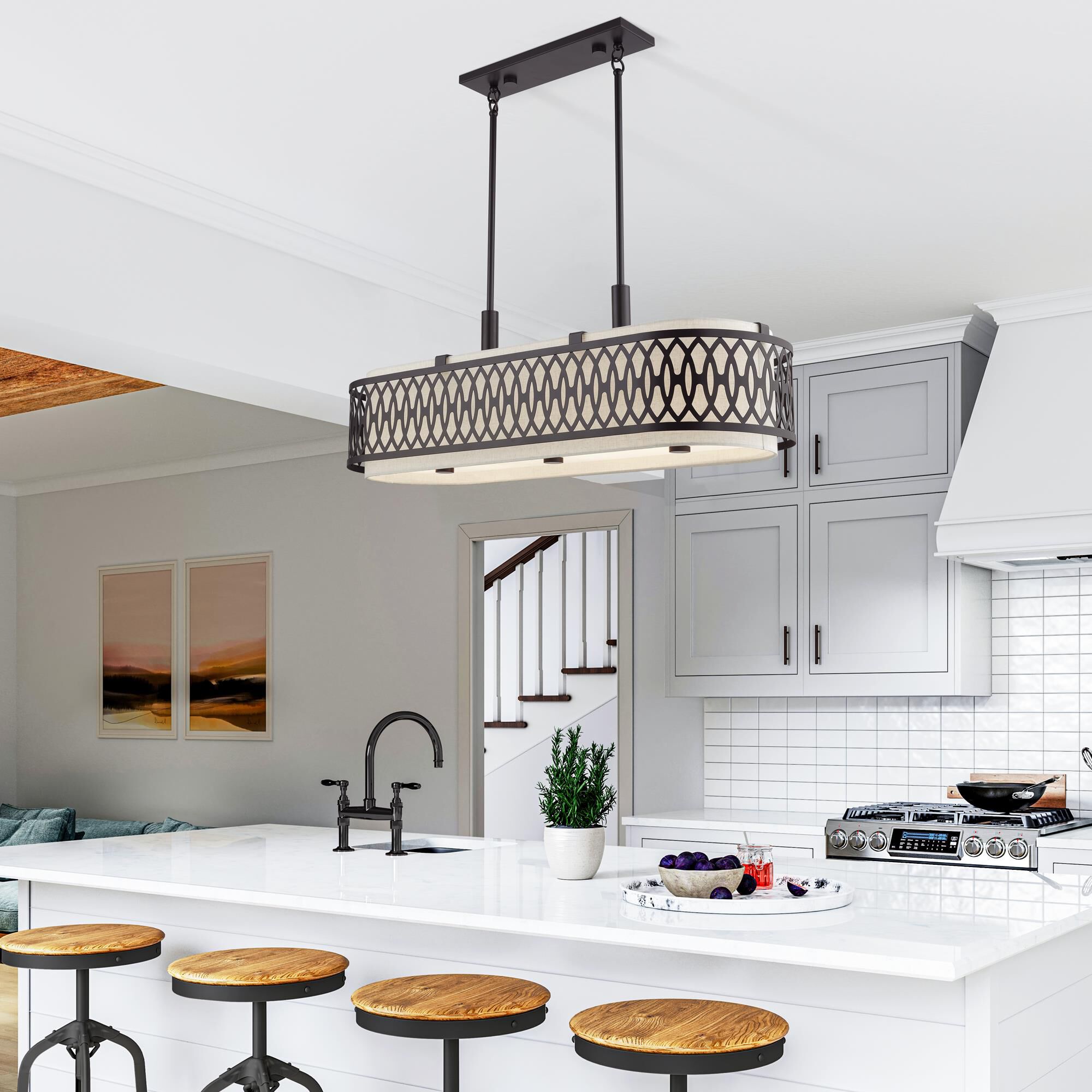 Vistaview 42 Inch Linear Suspension Light by Livex Lighting