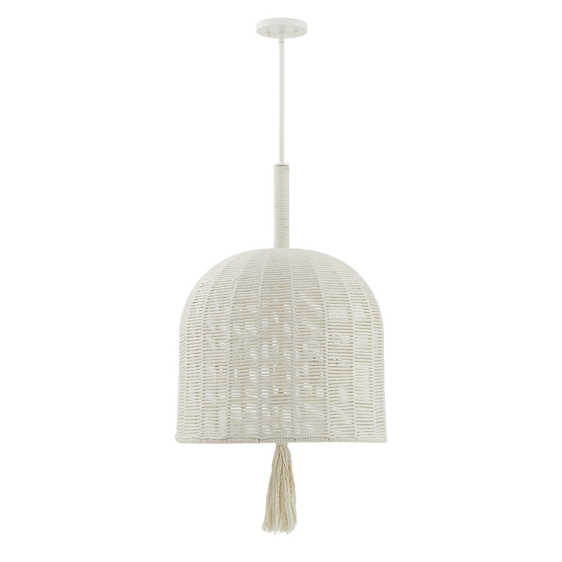 Shown in Cotton finish and White Cotton Rope shade