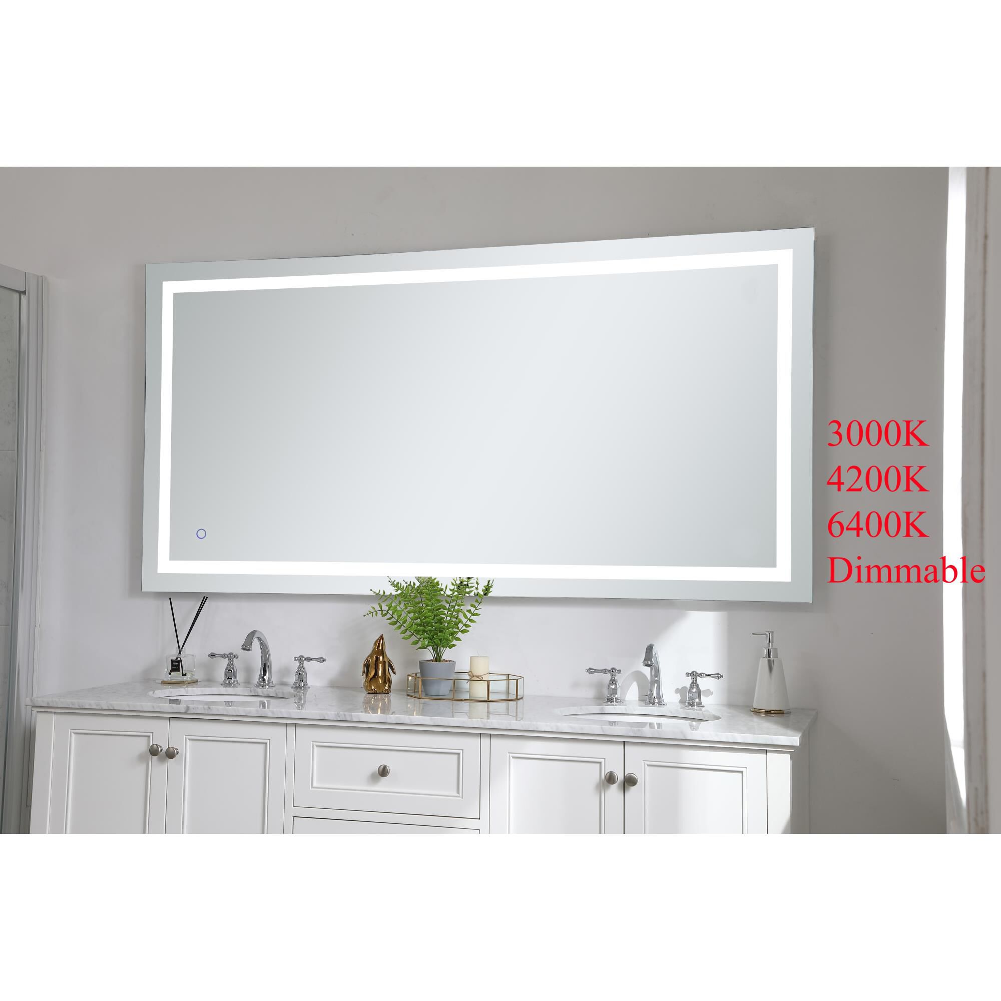 Helios LED Lighted Mirrors by Elegant Decor
