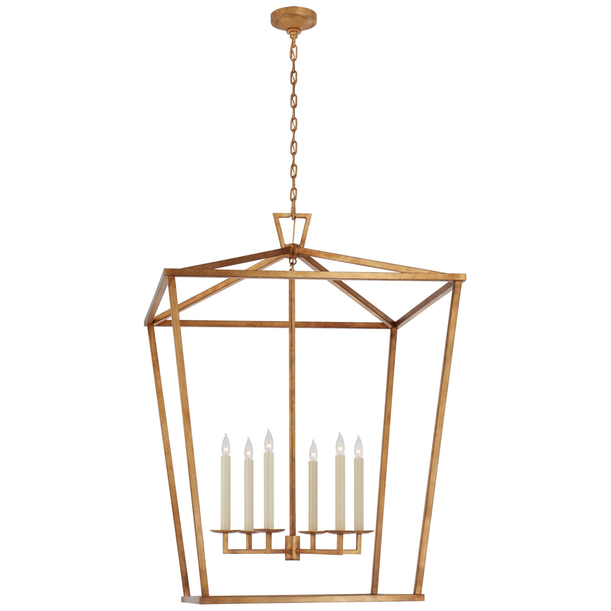 Shown in Gilded Iron finish and No Option shade