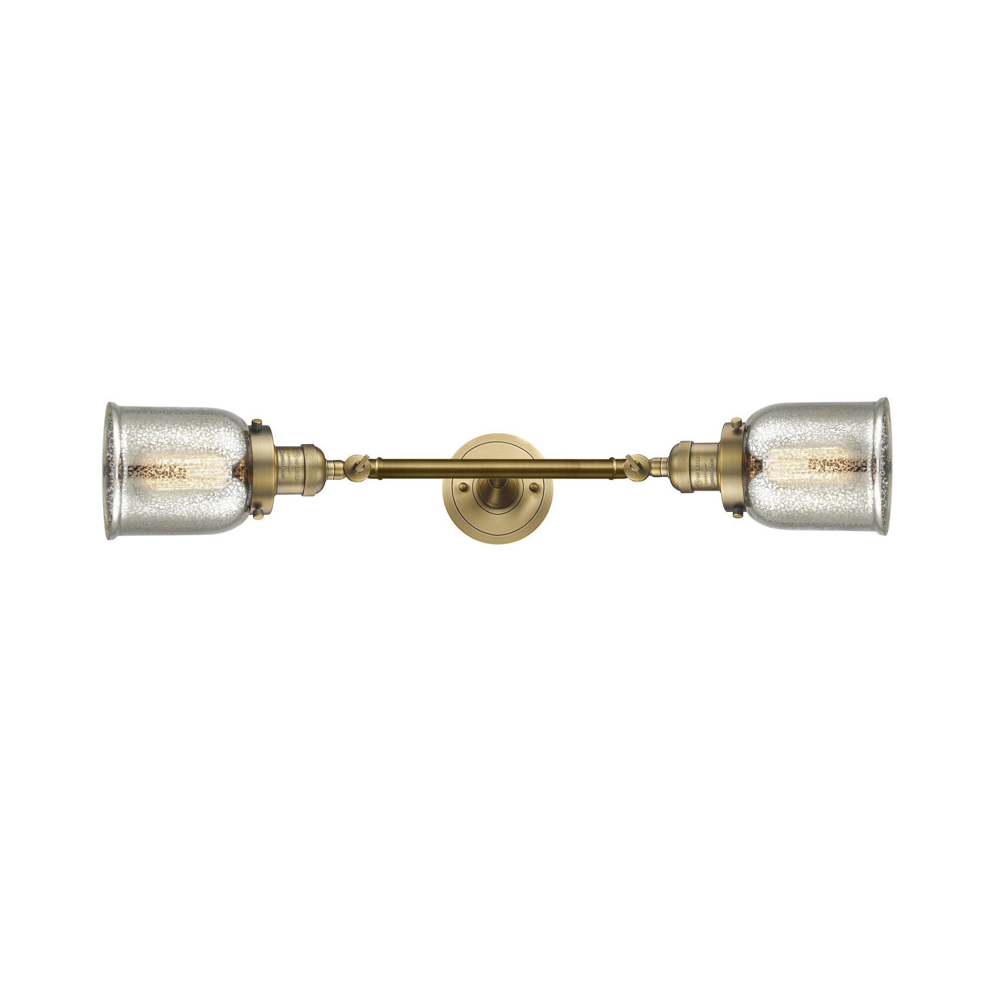 Bruno Marashlian Small Bell 23 Inch 2 Light Bath Vanity Light by Innovations Lighting