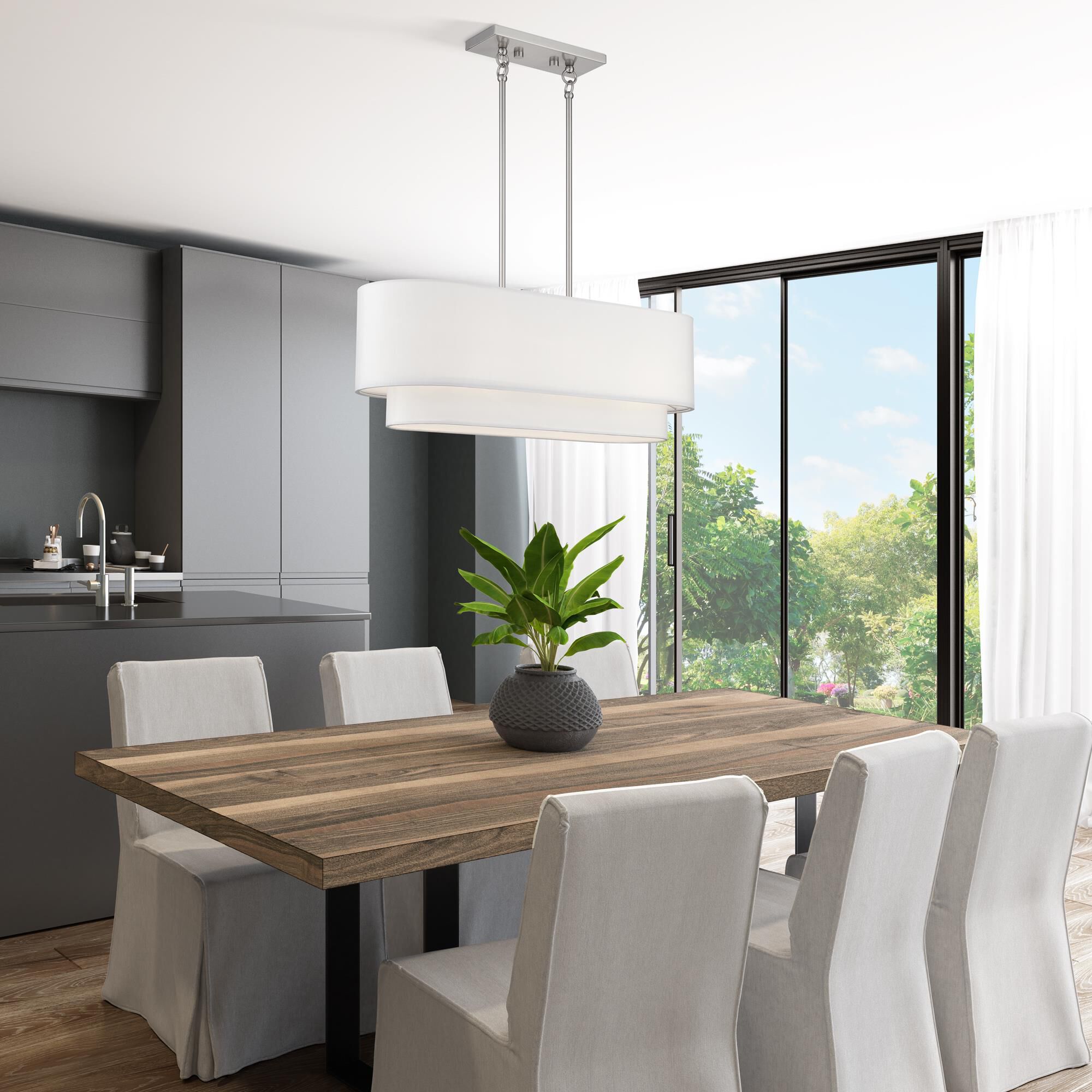 Manorwood 30 Inch Linear Suspension Light by Livex Lighting