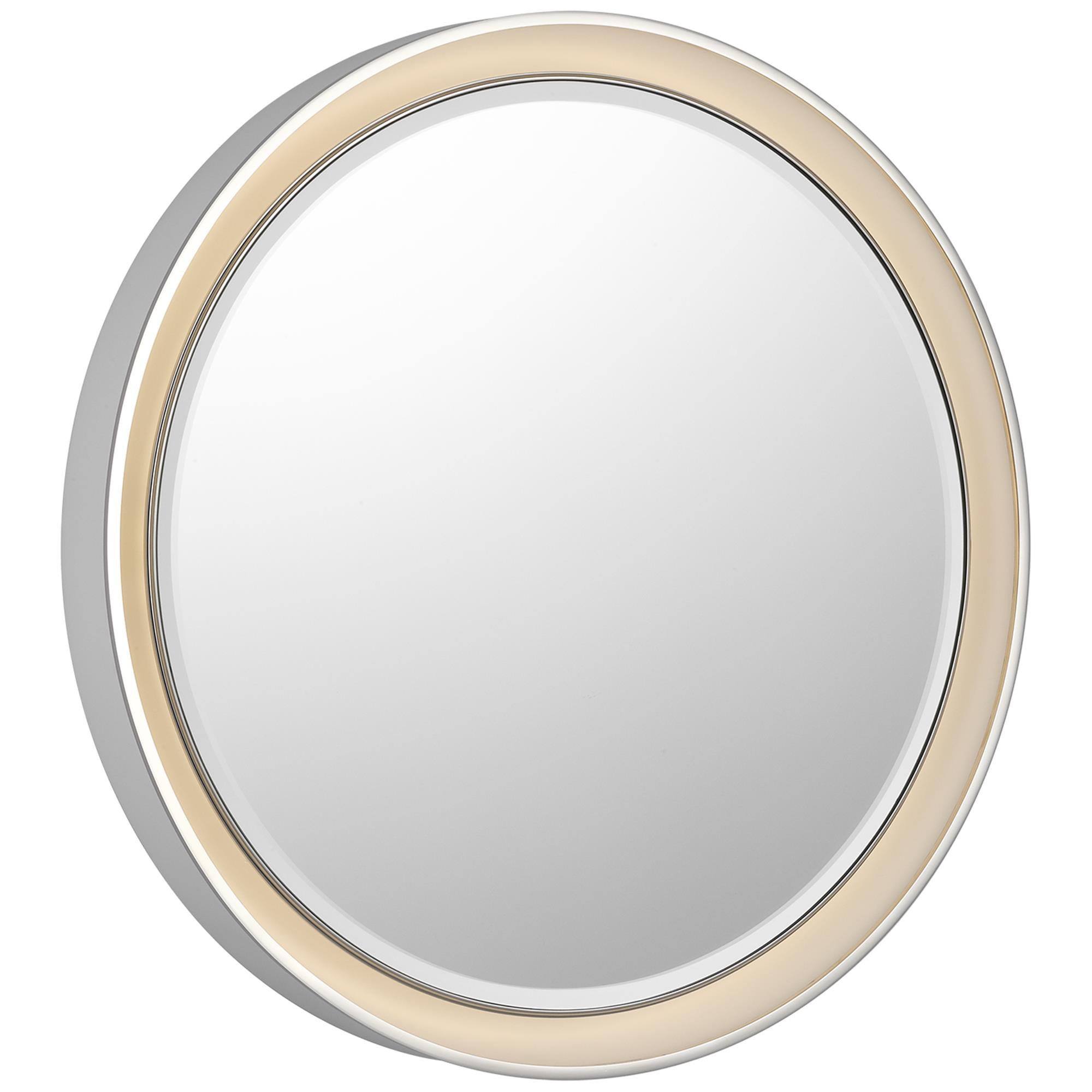 Shown in Matte White and Polished Nickel finish