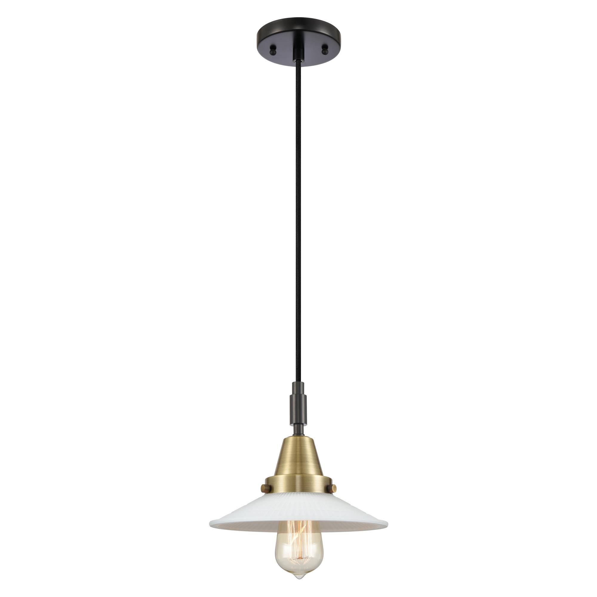 Bruno Marashlian Halophane 9 Inch Mini Pendant by Innovations Lighting