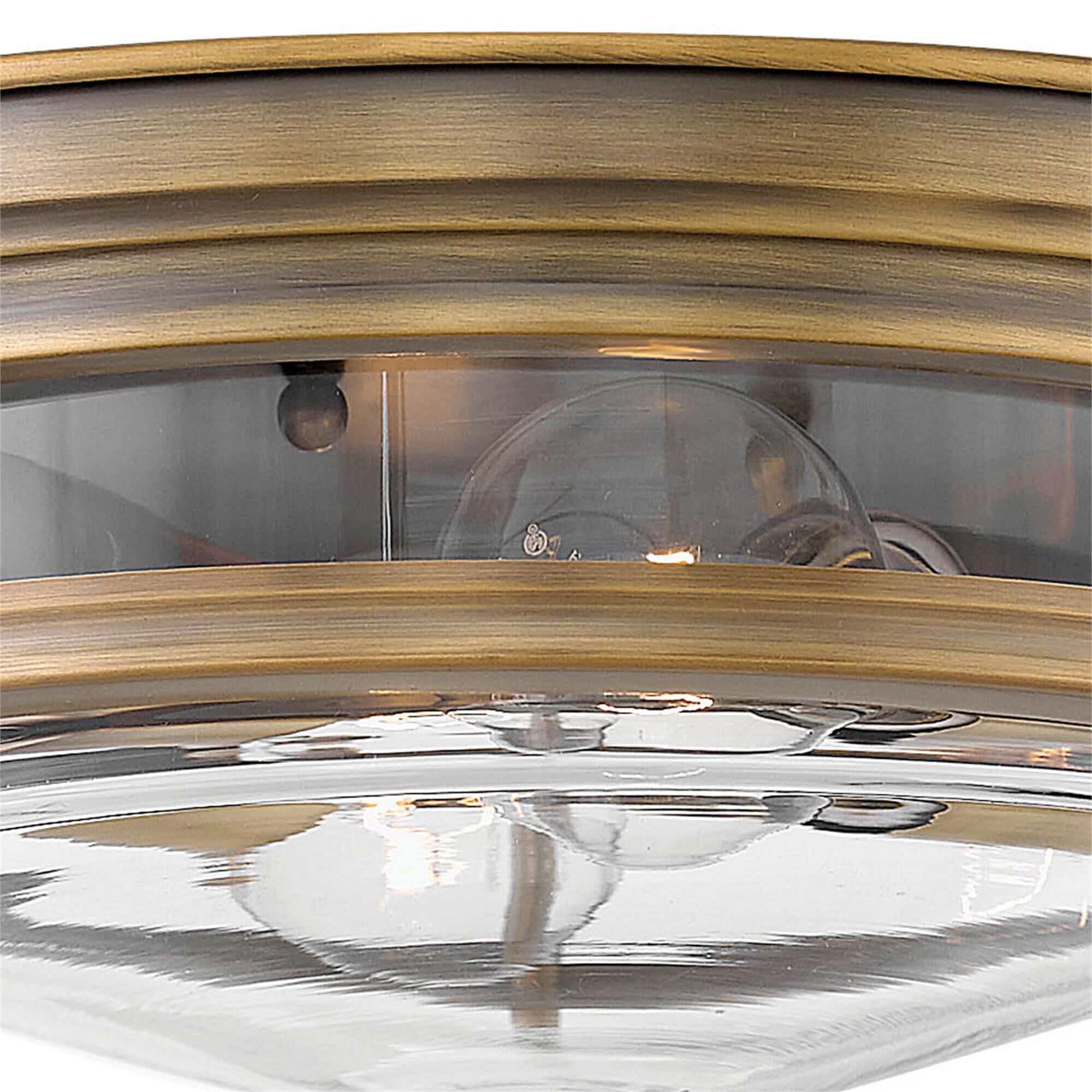 Hadley 12 Inch 2 Light Flush Mount,
