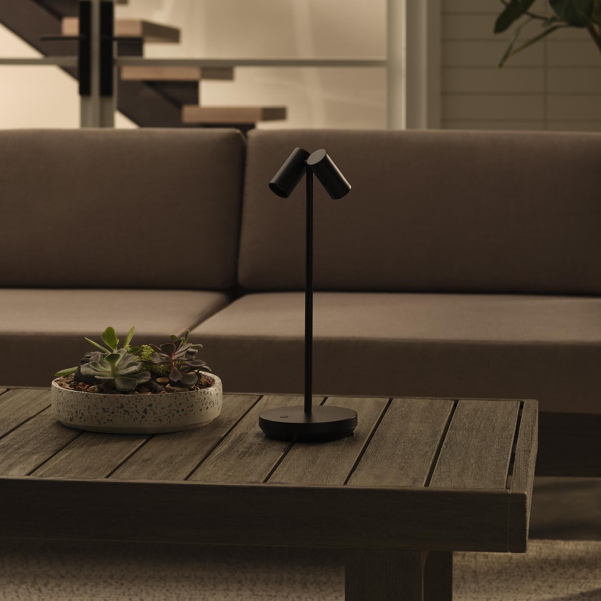 Shown in Black finish and Fluted glass