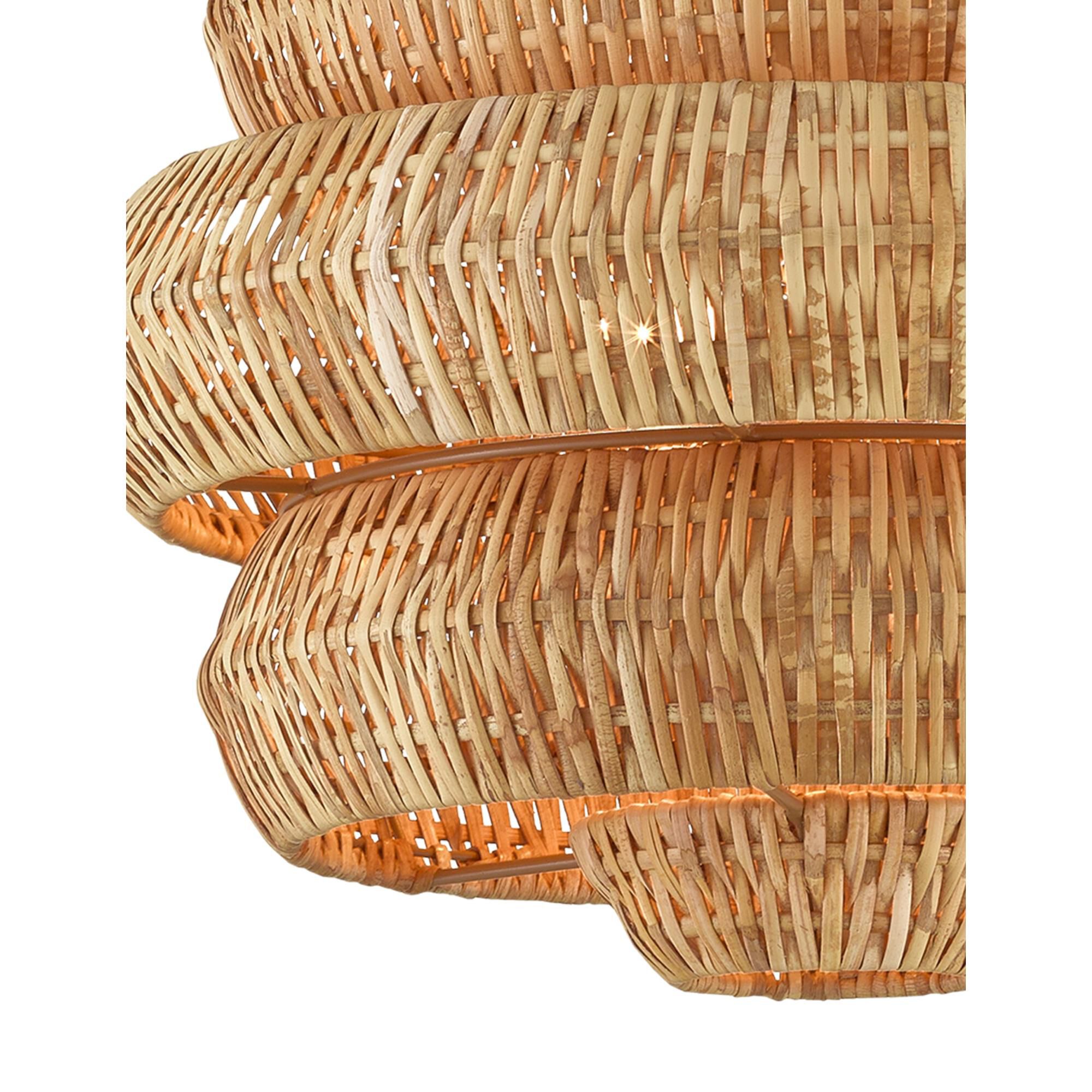 Shown in Khaki - Natural Rattan finish