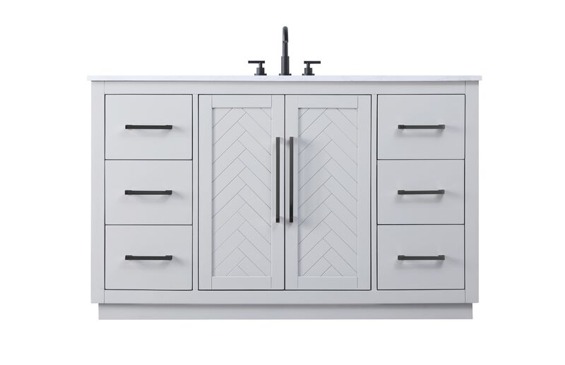Chase 54 Inch Bath Vanity by Elegant Dcor