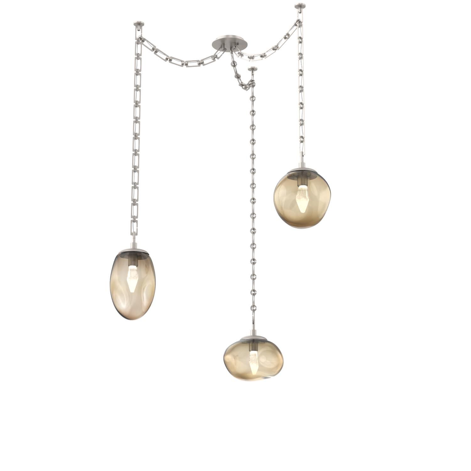 Shown in Beige Silver finish and Geo Bronze glass