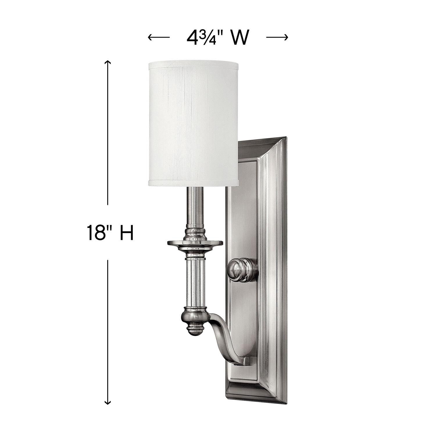 Hinkley Lighting Sussex 18 Inch Wall Sconce