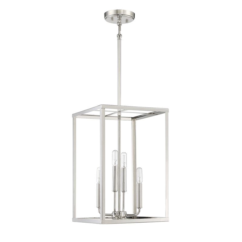 12 Inch LED Cage Pendant by Meridian Lighting