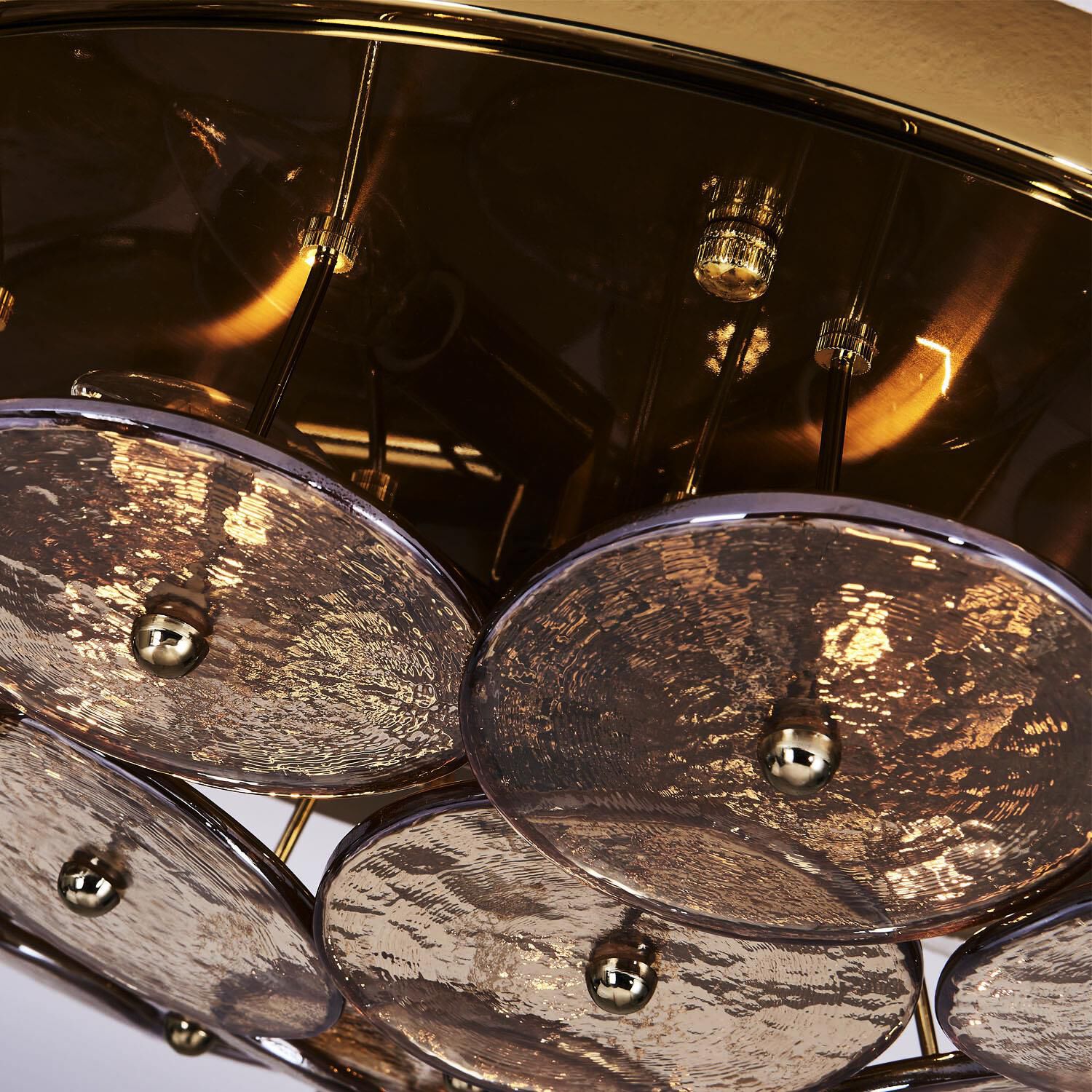 Hortensia 19 Inch Semi Flush Mount by Kalco Lighting