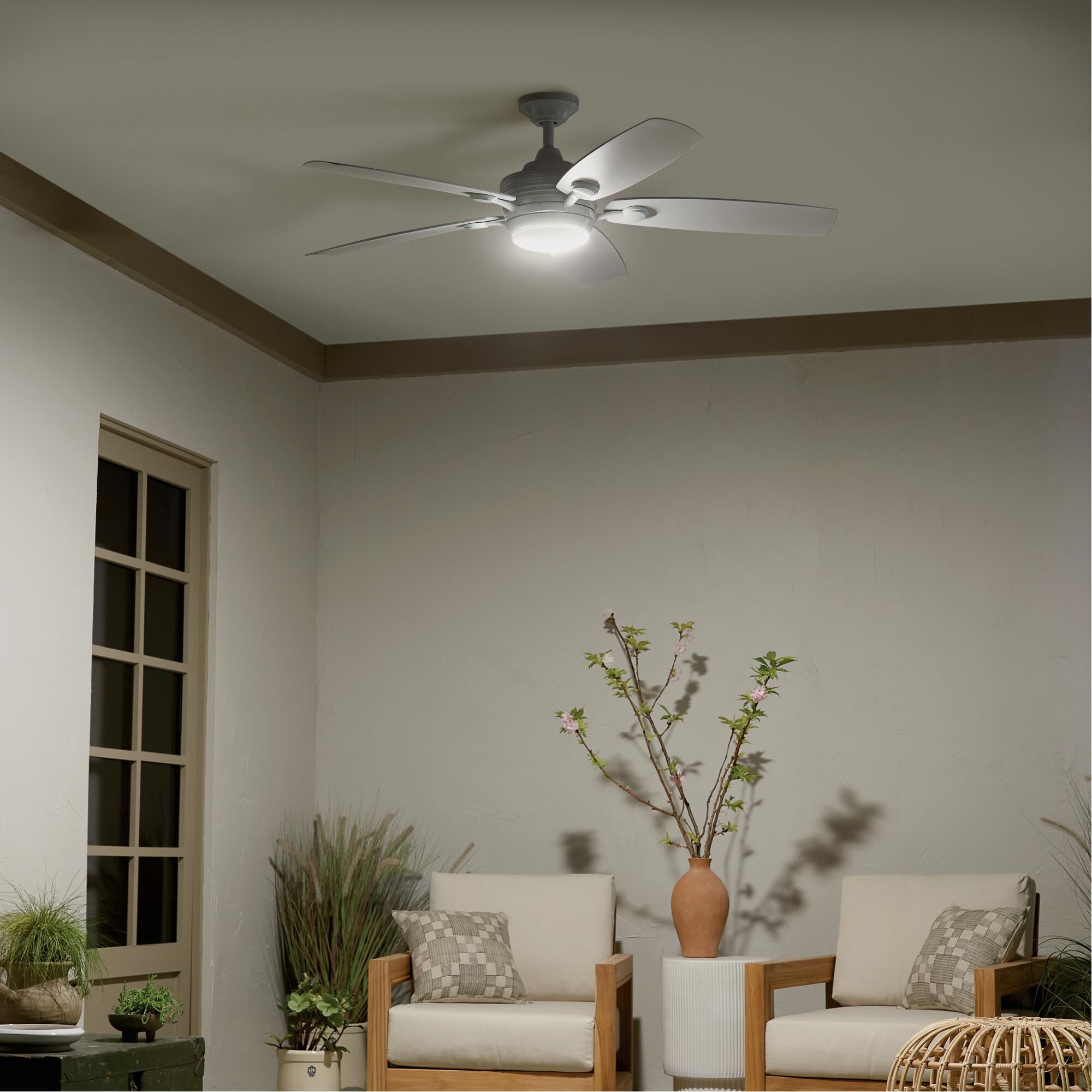 Tranquil 56 Inch Ceiling Fan with Light Kit by Kichler Lighting