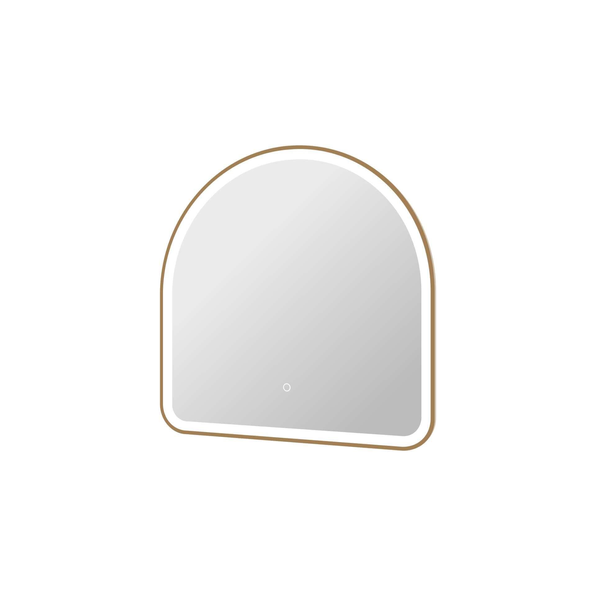 Harmoni 30 Inch Arched LED Lighted Mirror by Elegant Decor