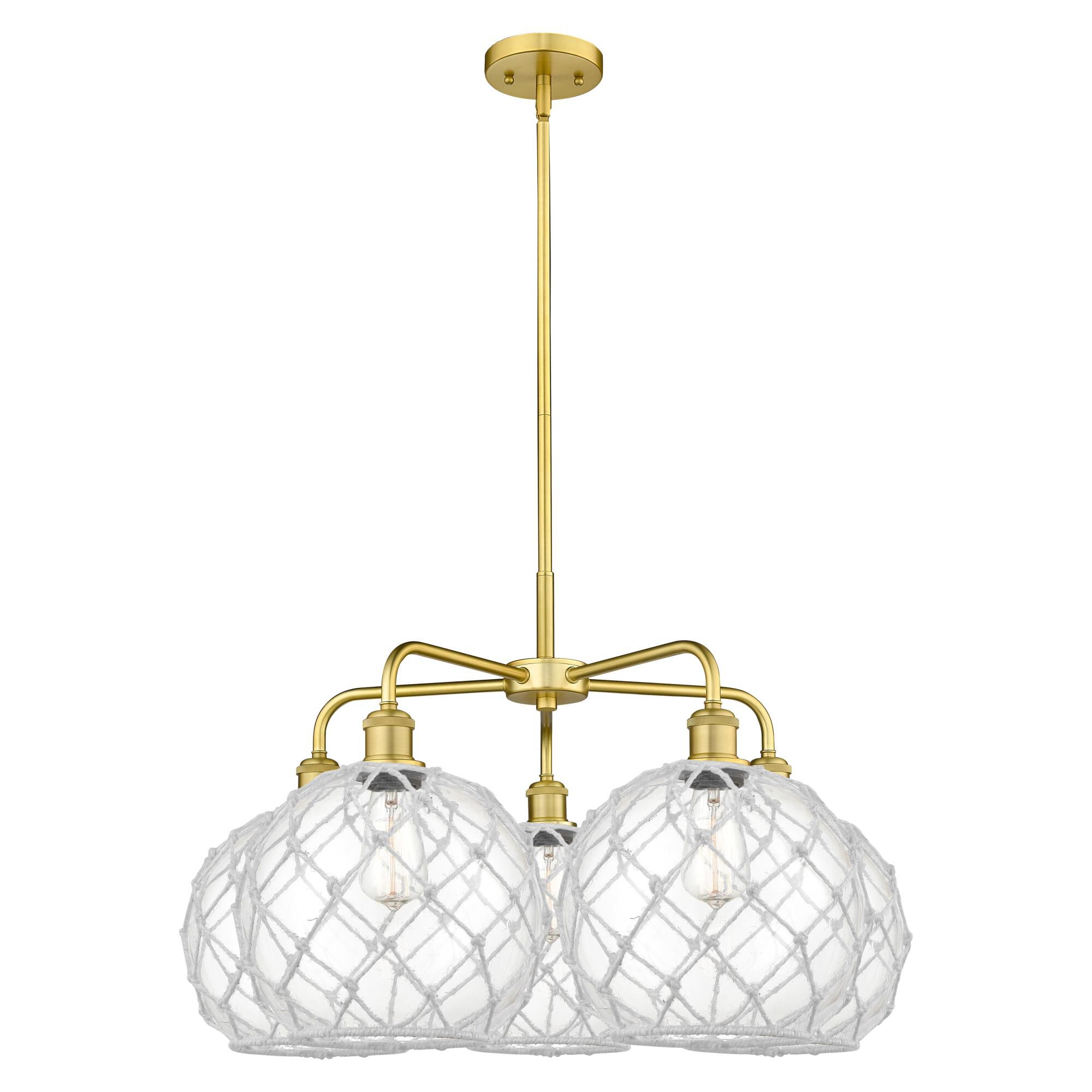 Bruno Marashlian Farmhouse Rope 29 Inch Chandelier by Innovations Lighting