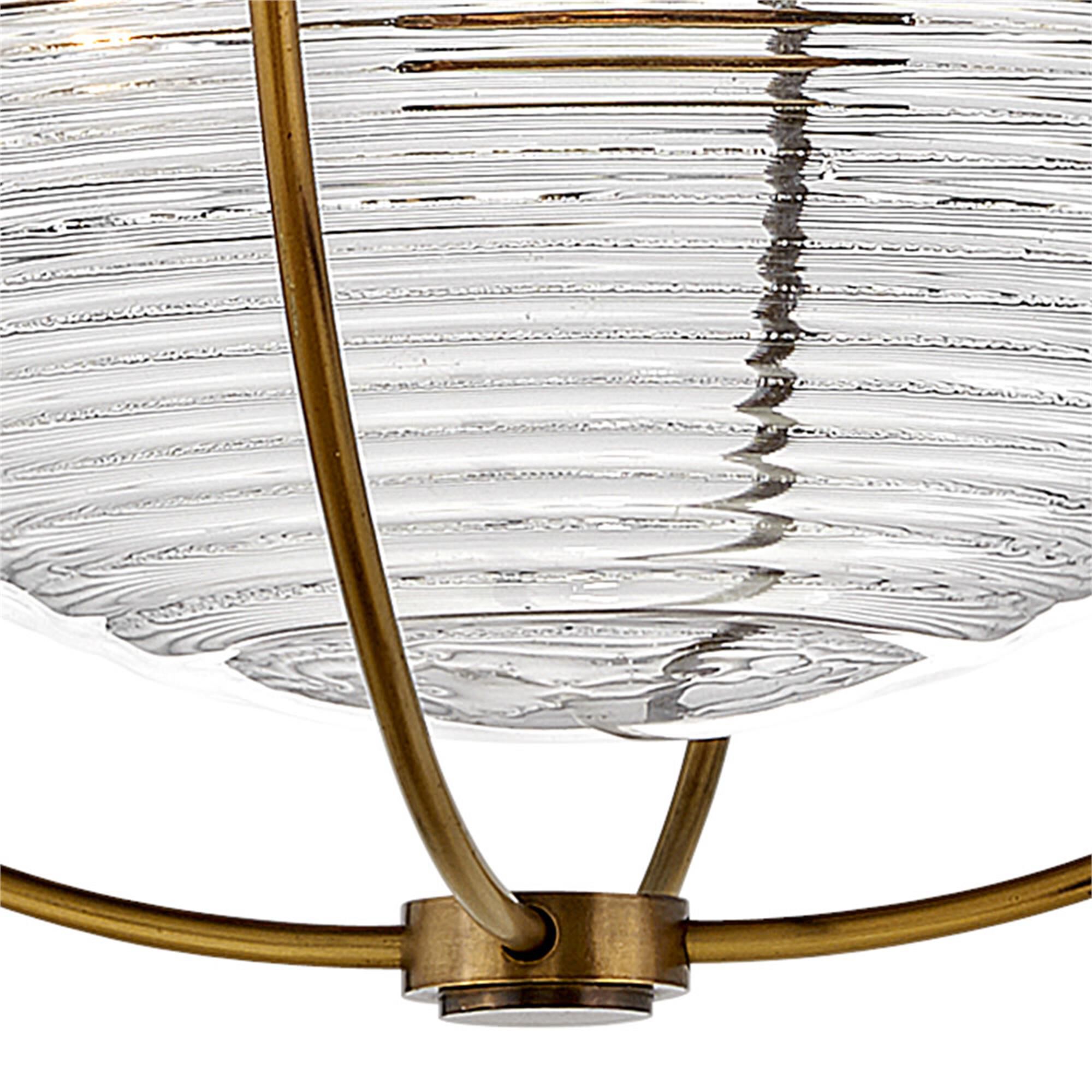 Crew 16 Inch 2 Light Flush Mount,