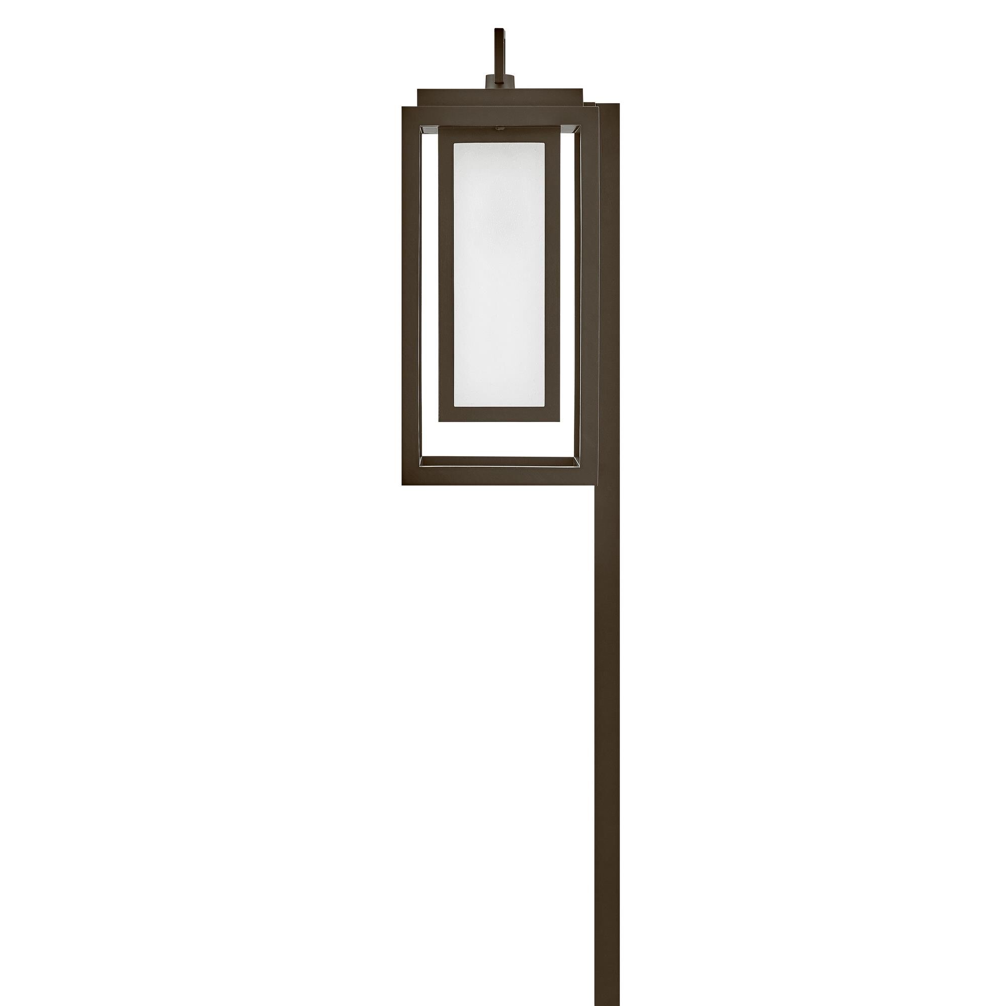 Shown in Oil Rubbed Bronze finish and Etched glass